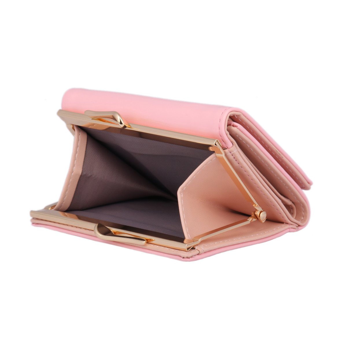 Stylish Women's Wolf Print Small Trifold Wallet - Compact Leather Wallet for Cash, Cards & ID - Perfect for Everyday Use, Travel & Gifts