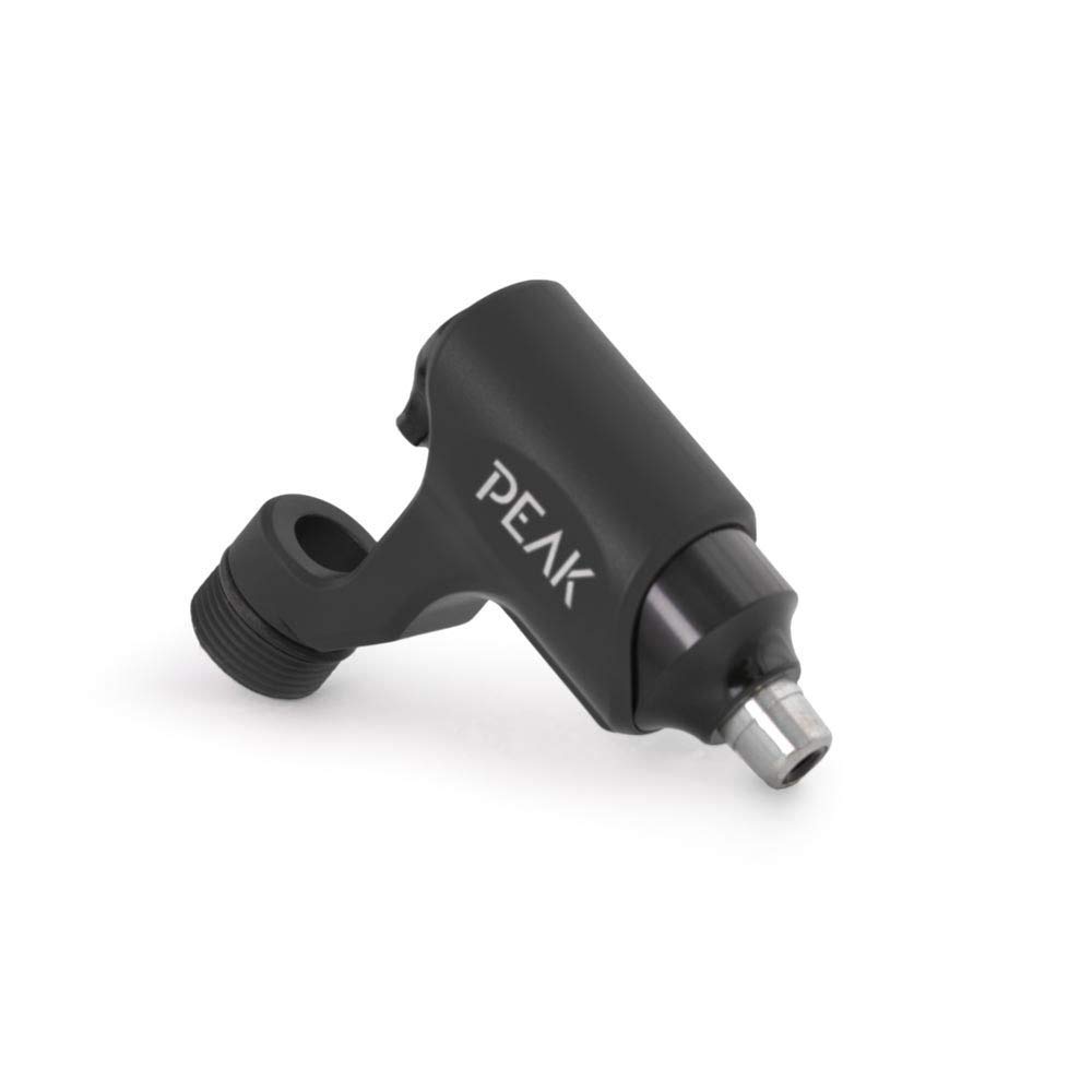 Peak - Tanza Rotary Tattoo Machine with Axi Grip - Professional Cartridge Tattoo Pen for Artists - Lightweight Aluminum Body - Black - Perfect for Fine Line, Shading & Color Packing Tattoos