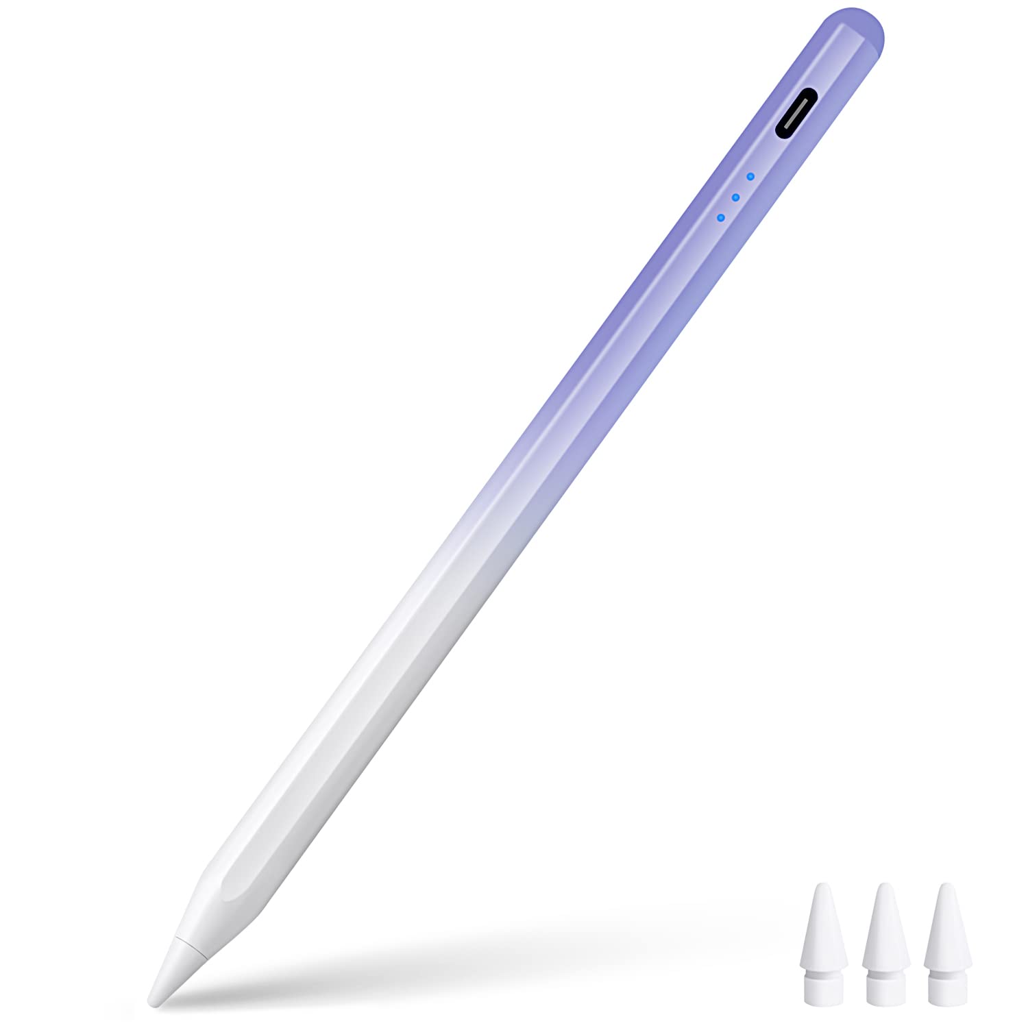 Premium Stylus Pen for iPad (2018-2023 Models) - Magnetic Apple Pencil Alternative with Tilt Sensor & Palm Rejection - Compatible with iPad 6-10, iPad Mini 5/6, iPad Air 3-5, iPad Pro 11
