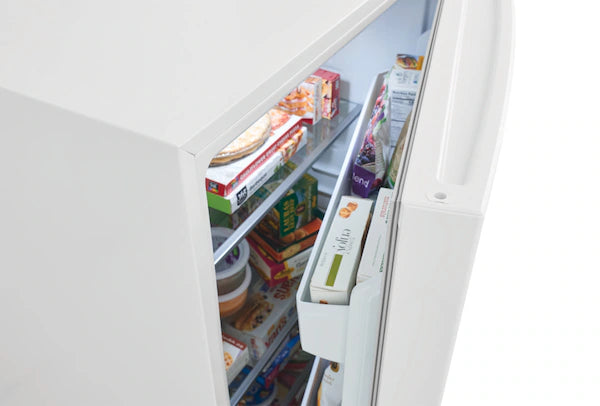 Frigidaire FRUF2020AW 20 Cubic Feet Upright Freezer - White, Energy Efficient Standalone Deep Freezer for Home, Garage, or Basement Storage