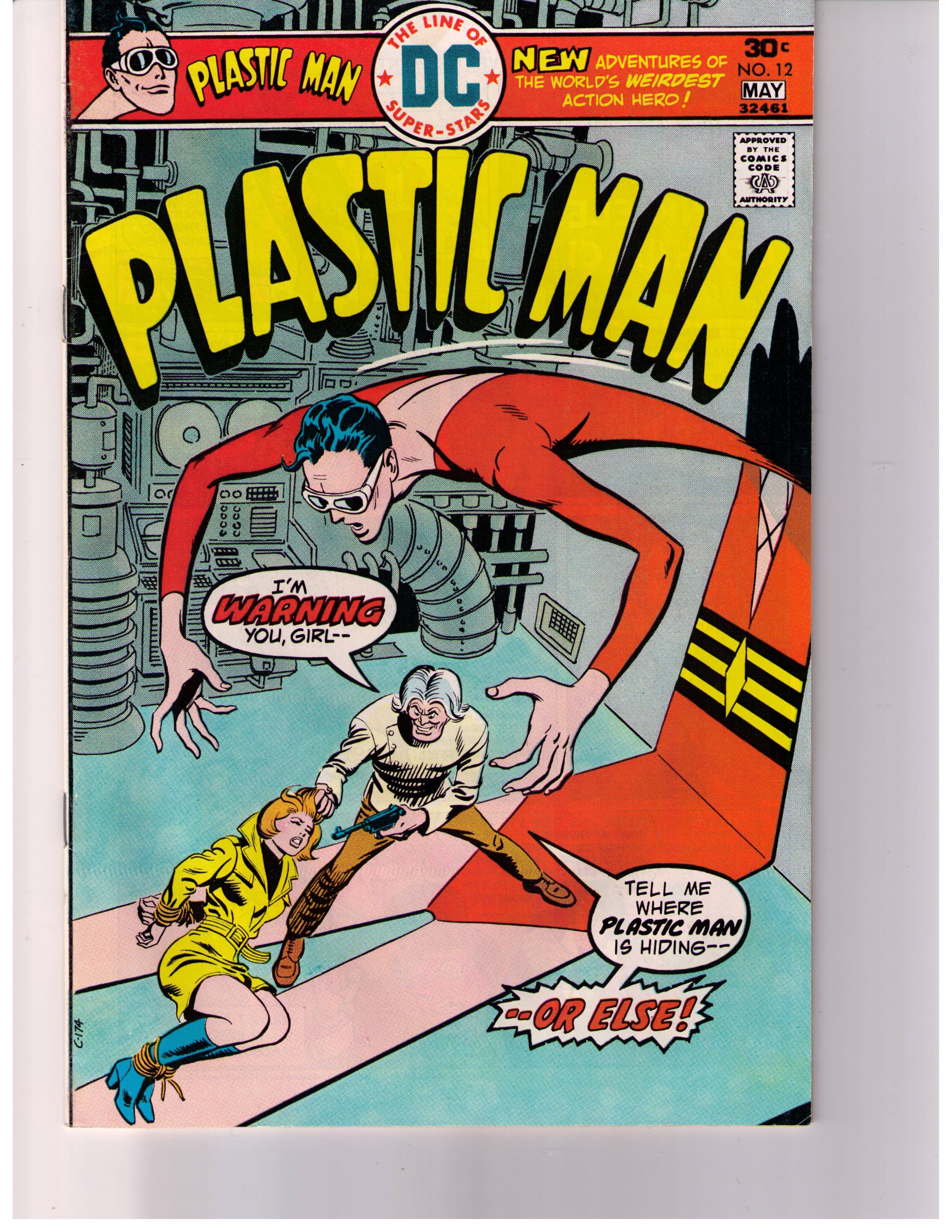 Plastic Man No. 12 Action Figure - DC Comics Collectible Superhero Toy for Display & Play | Perfect for Fans, Collectors & Kids