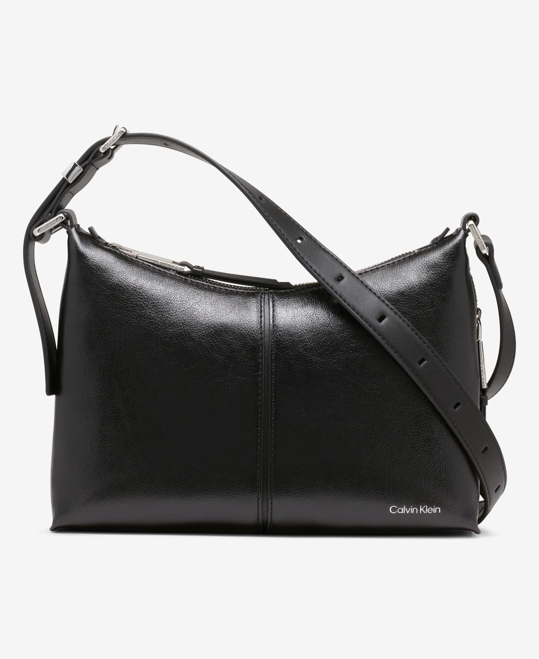 Calvin Klein Max Top Zip Crossbody Bag for Women - Stylish & Compact Shoulder Purse for Everyday Use, Travel & Work