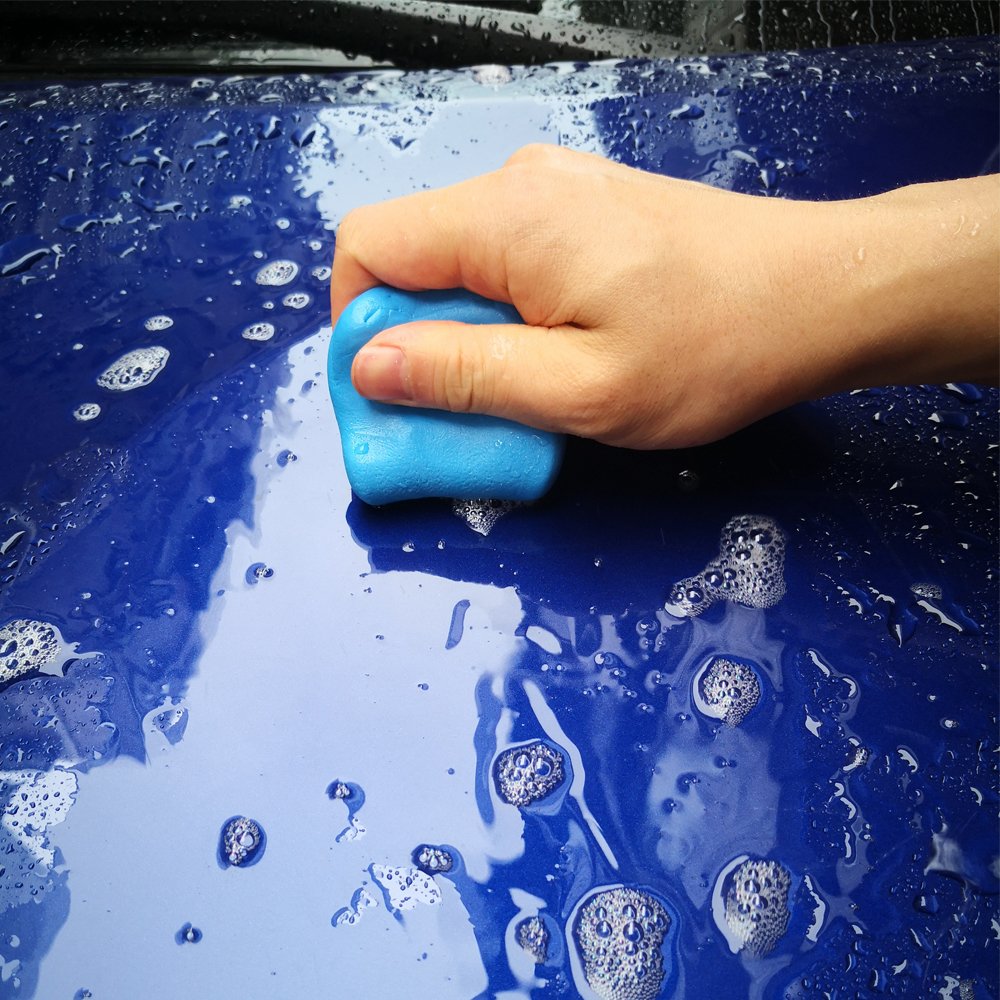 4 Pack 100g Car Clay Bar Kit - Auto Detailing Magic Clay Cleaner for Car Wash, Paint Restoration, and Surface Decontamination - Perfect for Car Detailing and Maintenance