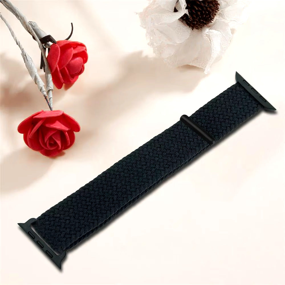 Braided Sports Bands for Apple Watch - Durable Nylon Strap with Adjustable Closure - Perfect for Running, Gym Workouts & Outdoor Activities