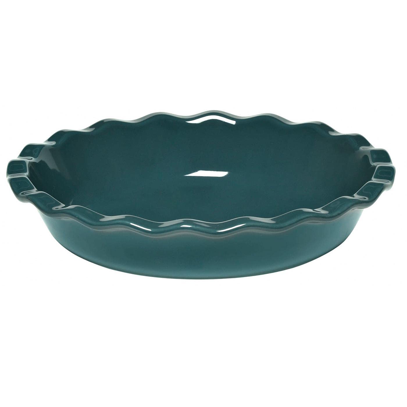 StateOJ 9-inch Ceramic Pie Dish - Oven Safe Baking Pan for Pies, Quiches, and Tarts | Perfect for Thanksgiving, Christmas Desserts & Family Gatherings