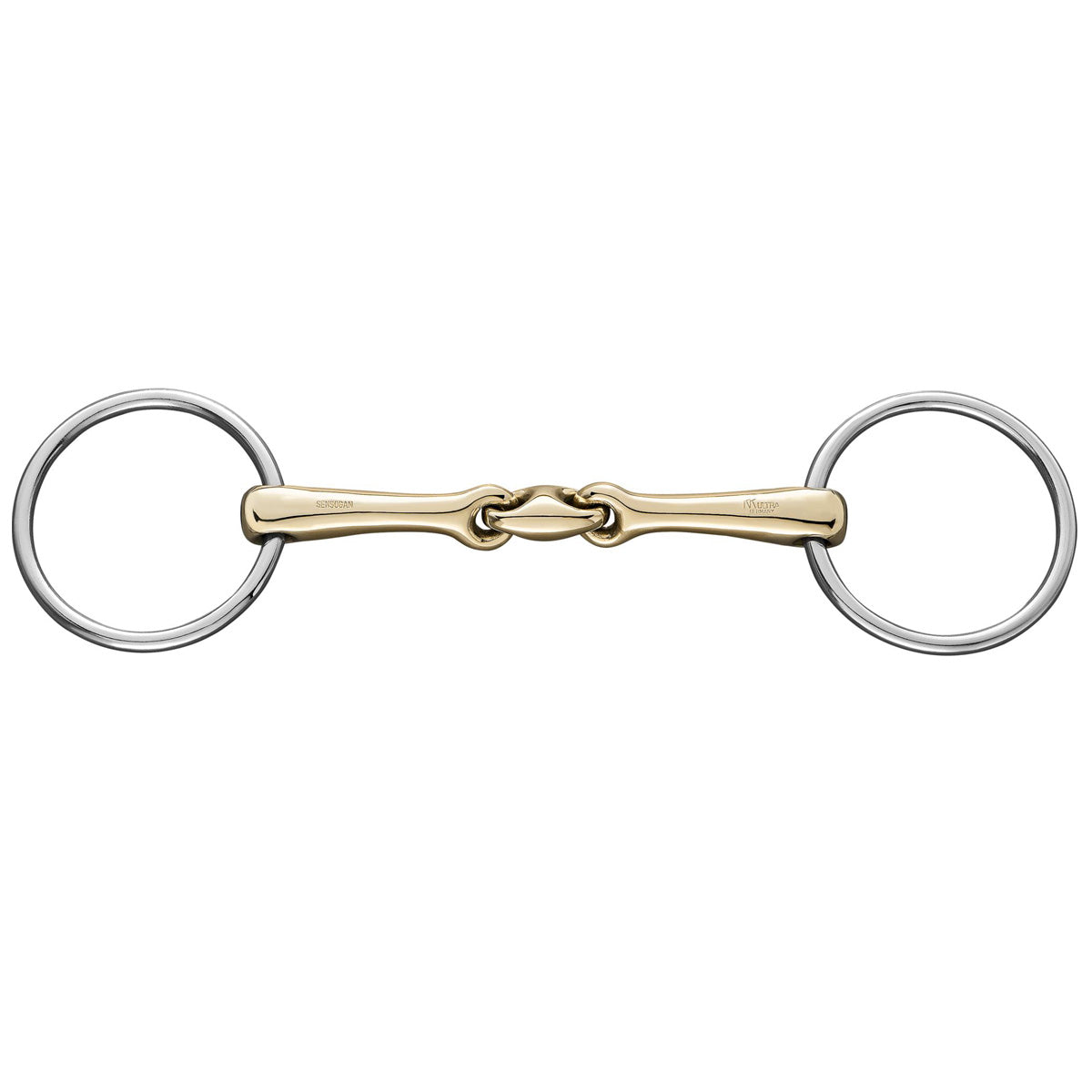 Herm Sprenger KK ULTRA Sensogan Double Jointed Bit 12mm - German Stainless Steel Horse Training Bit for Dressage & Jumping - Perfect for Sensitive Horses in Competitive Riding