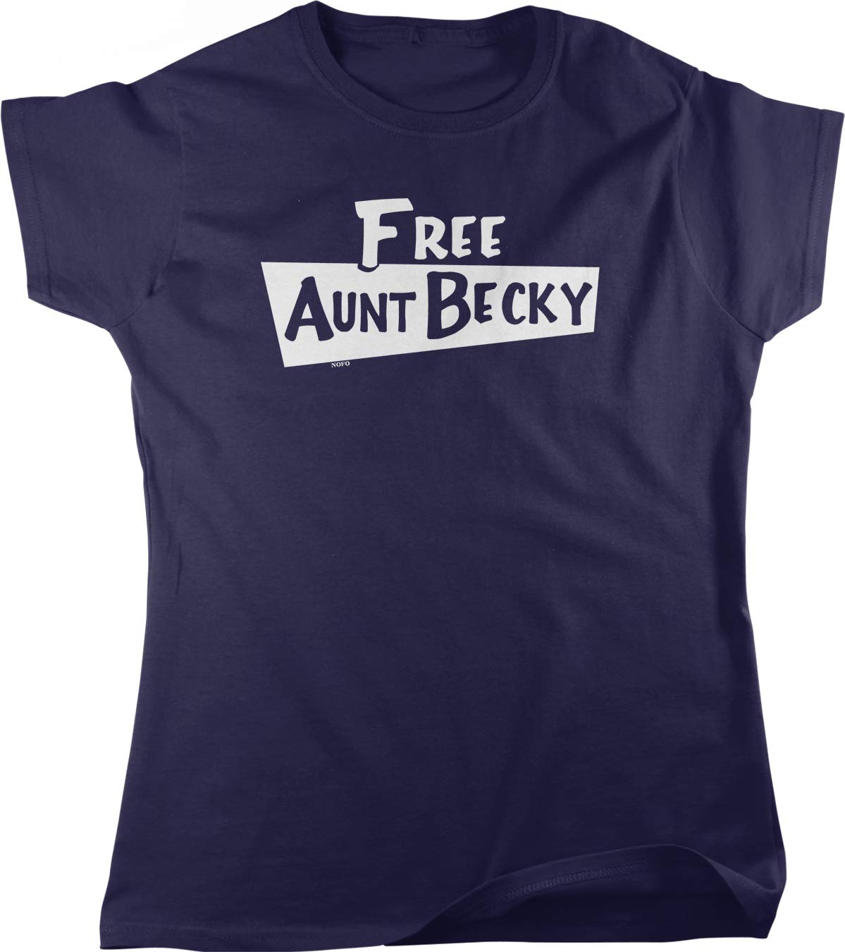 Free Aunt Becky Women's T-Shirt - Comfortable Casual Vintage Graphic Tee for Women - Perfect for Everyday Wear, Outings & Gifts