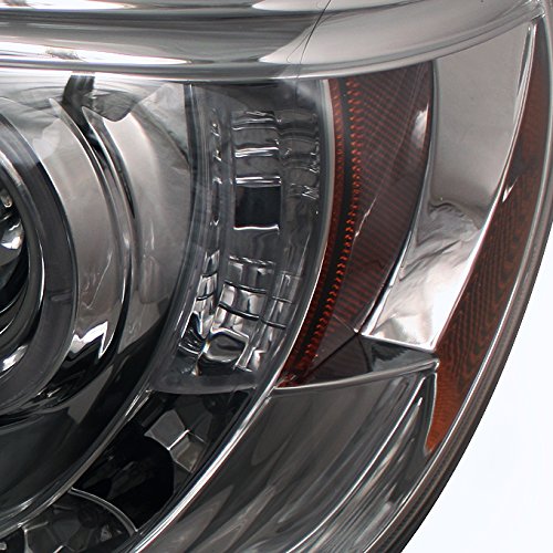 AKKON Smoke Halo Projector Headlights & LED Tail Lights Set for 2005-2011 Toyota Tacoma - Upgrade Your Truck's Style & Night Visibility (Perfect for Off-Roading, Night Driving & Custom Builds)