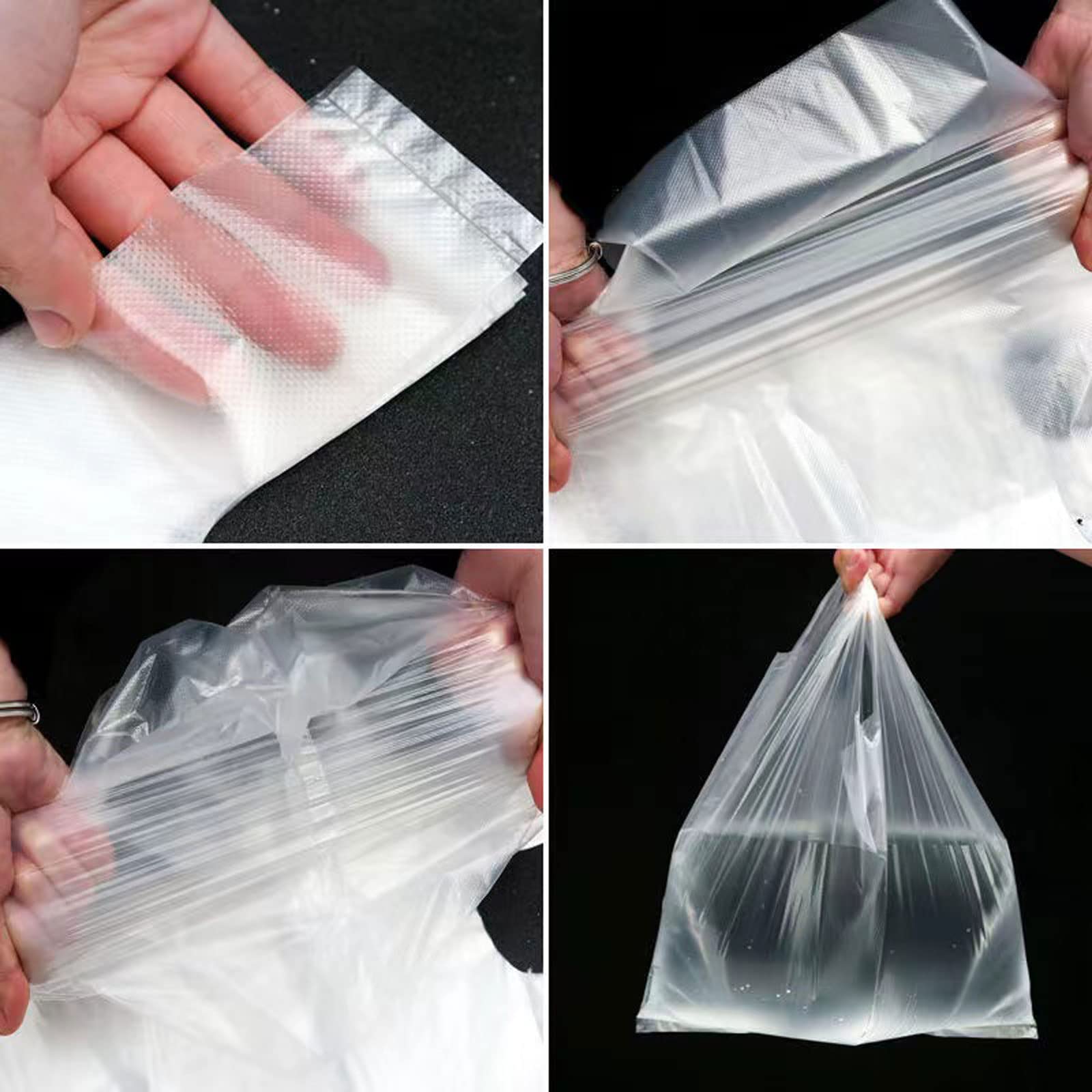 500 Pack Custom Logo Shopping Bags - Eco-Friendly Reusable Grocery Bags with Your Brand - Perfect for Retail Stores, Boutiques, Trade Shows & Promotional Events