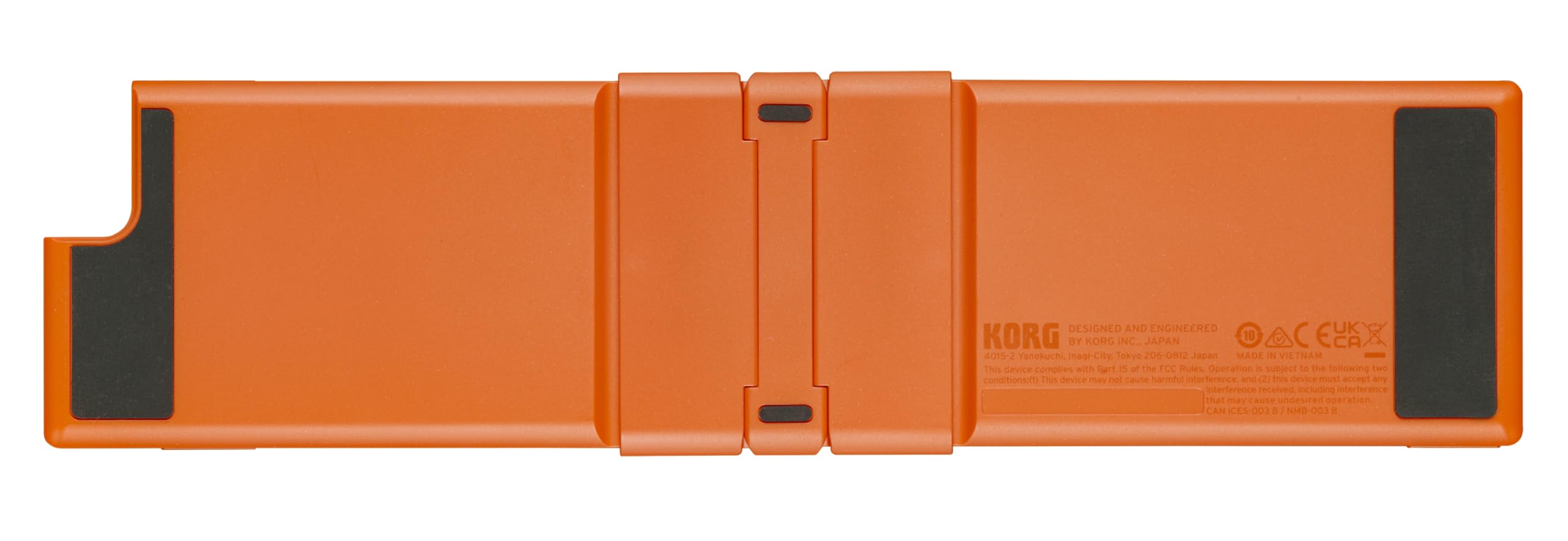 Korg nanoKEY Fold 25-Key Foldable MIDI Keyboard Controller with USB-C & TRS-MIDI - Portable Music Production for Home Studio, Travel & Live Performances (Lava Orange)