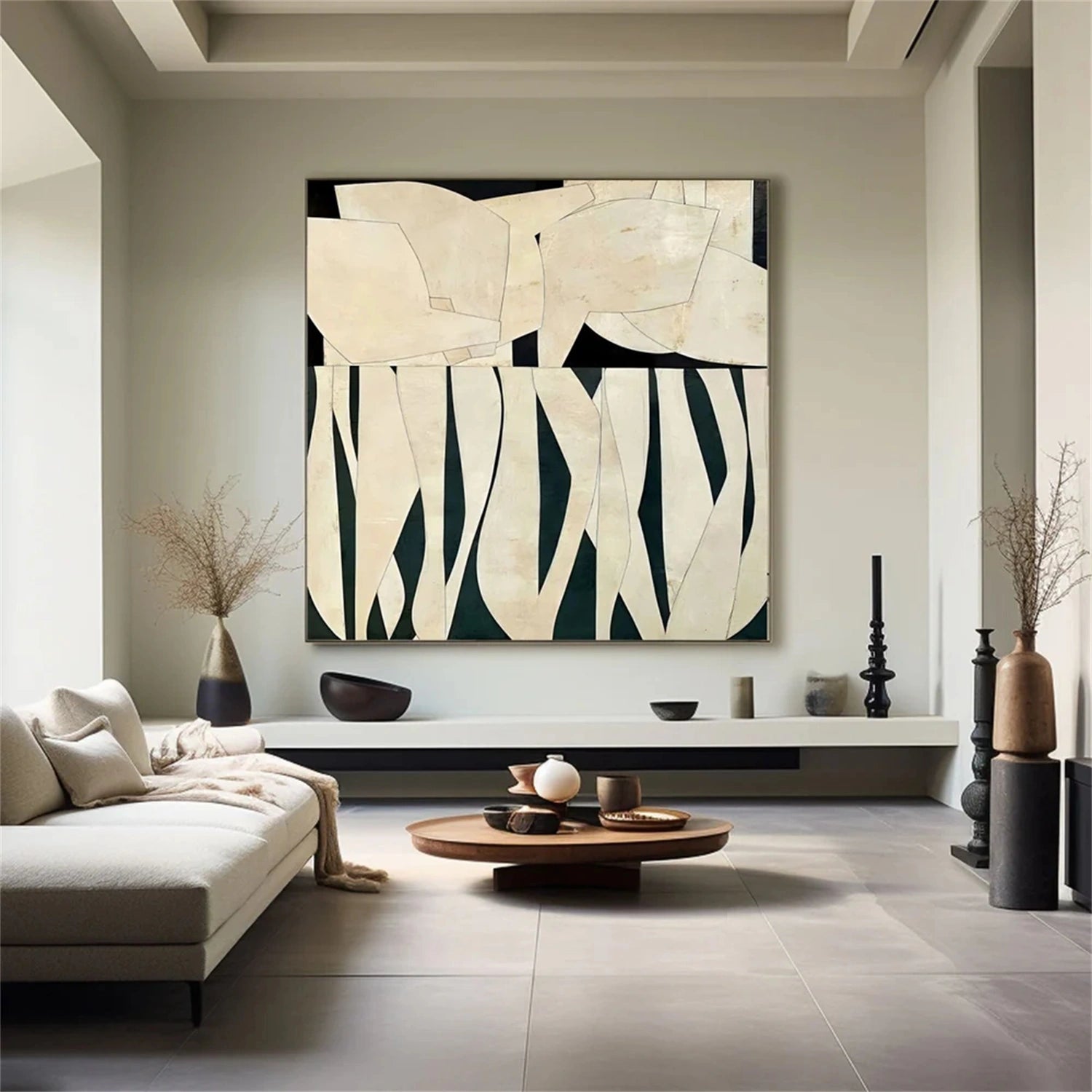 Abstract Tranquility Art Painting #WS215 - Modern Canvas Wall Art for Living Room, Bedroom & Office Decor