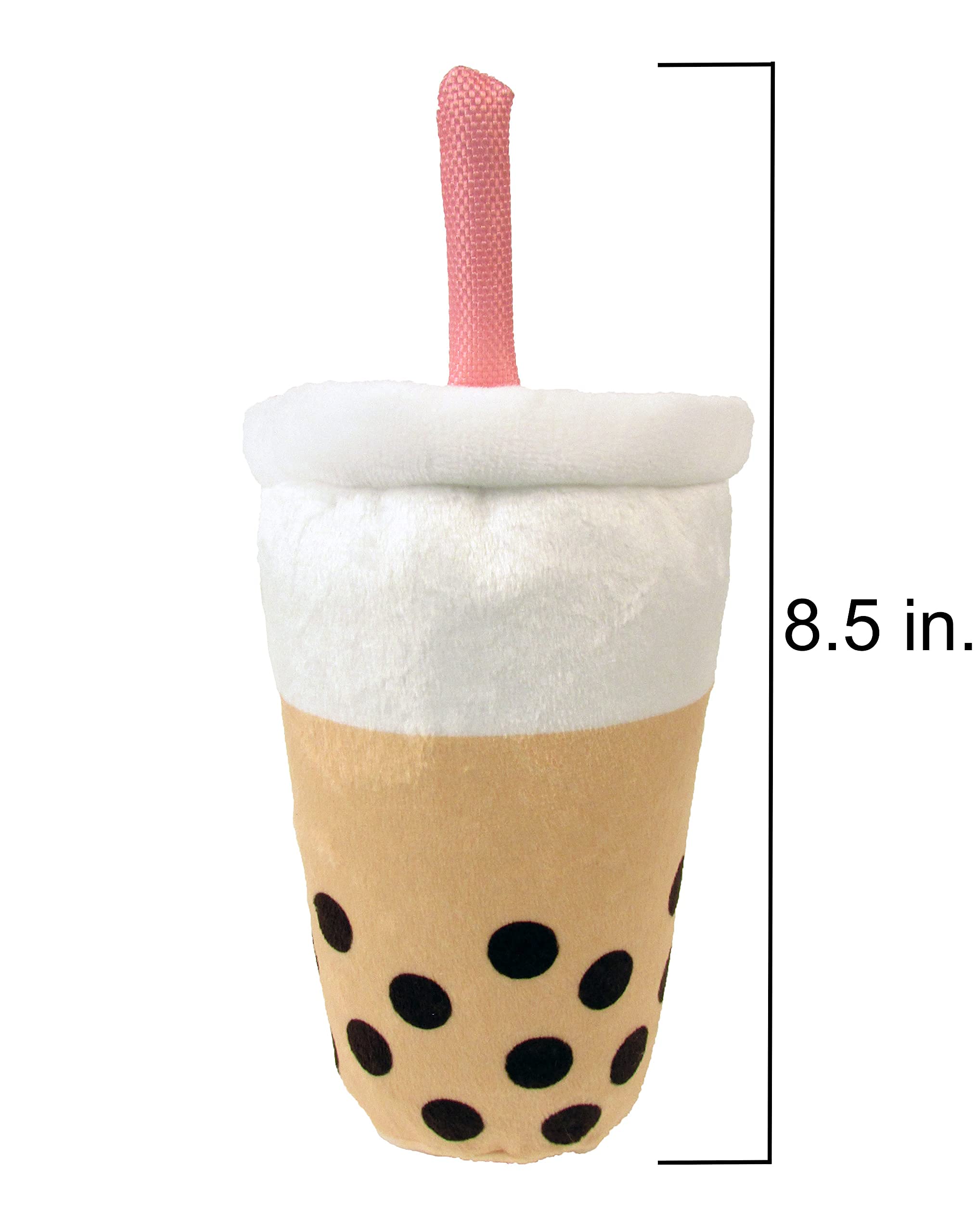 TONBO Cute Plush Dog Toys - Boba Time Combo Set for Small & Medium Dogs | Soft Chew Toy for Puppies | Perfect for Playtime, Cuddling & Training Rewards