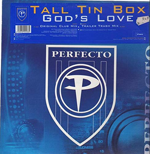 Tall Tin Box with God's Love Engraving - Premium Decorative Storage Container for Home, Office & Gift Giving