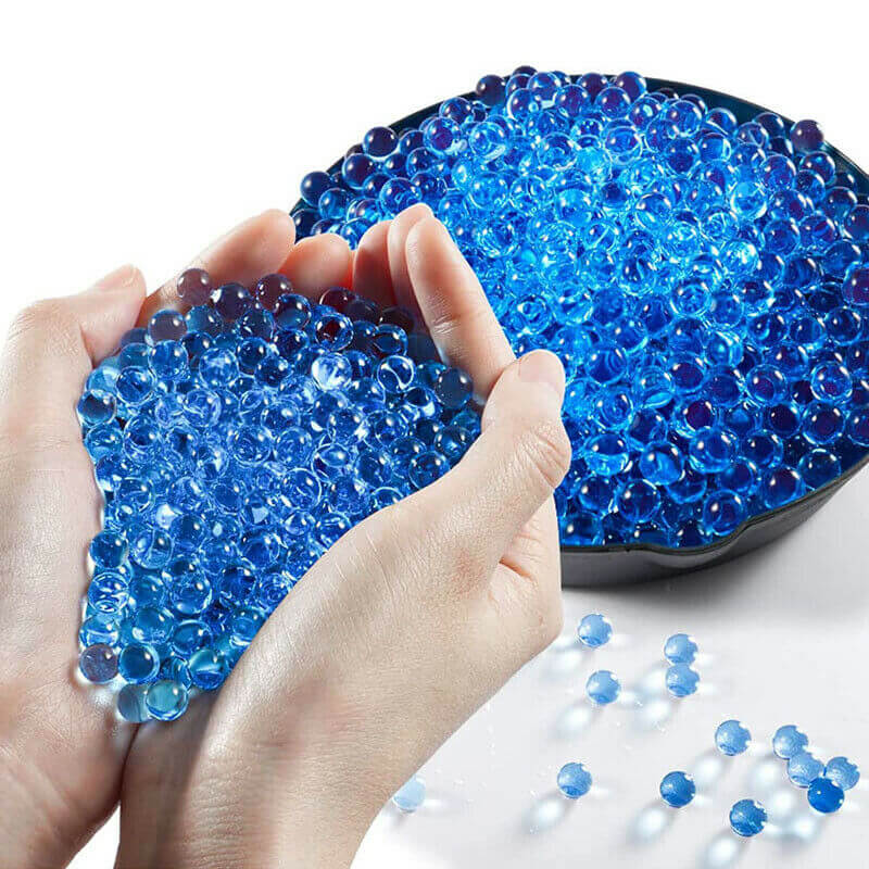 20,000pcs Blue Gel Ball Water Beads - Hardened Ammo Refill for Gel Blaster & Splatter Ball Guns - Perfect for Outdoor Battles, Target Practice & Tactical Training