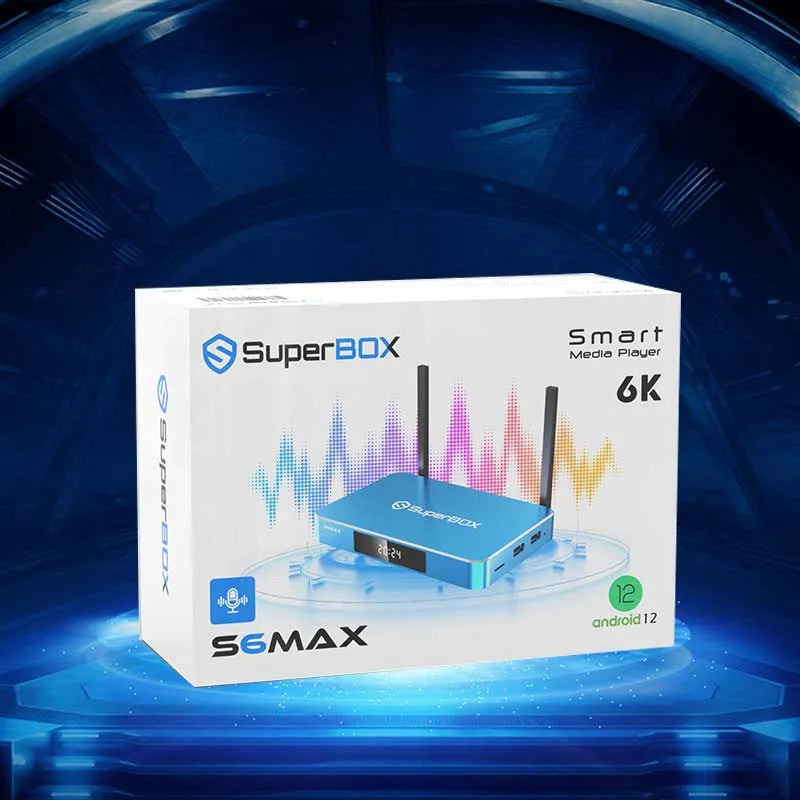 SuperBox S6 Max - Dual Band WiFi Router with Premium Features for High-Speed Internet & Seamless Streaming at Home or Office