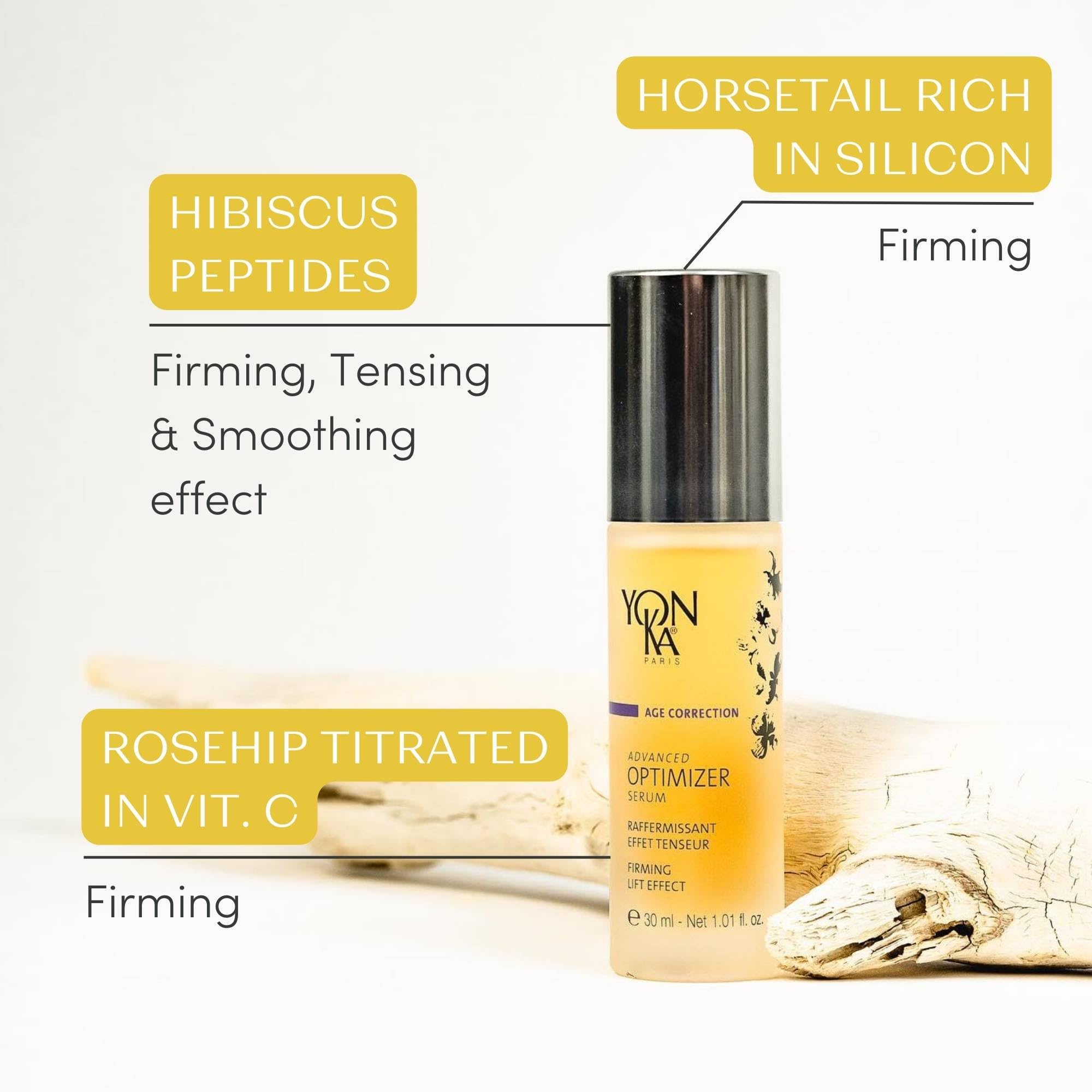 Yon-Ka Advanced Optimizer Anti-Aging Serum 30ml - Firming & Lifting Face Serum with Marine Collagen & Hyaluronic Acid | Dermatologist-Tested, 89% Natural Ingredients | Reduce Wrinkles & Boost Radiance for Youthful Skin | Perfect for Daily Skincare Routine & Nighttime Rejuvenation