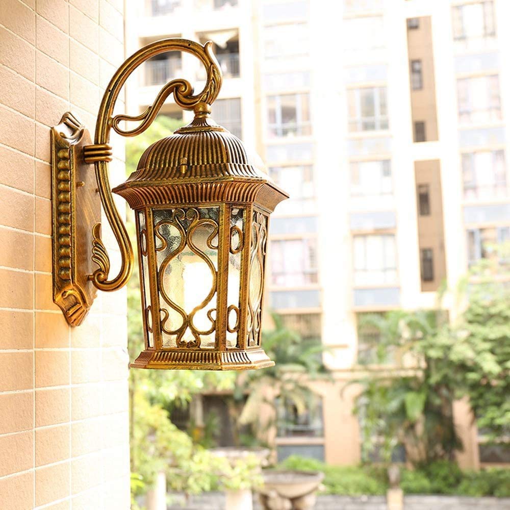 Outdoor Wall Mounted Light - Waterproof E27 Aluminum Exterior Hanging Lamp for Bedroom, Living Room & Reading - Durable Weatherproof Design for Patio, Garden & Porch Lighting
