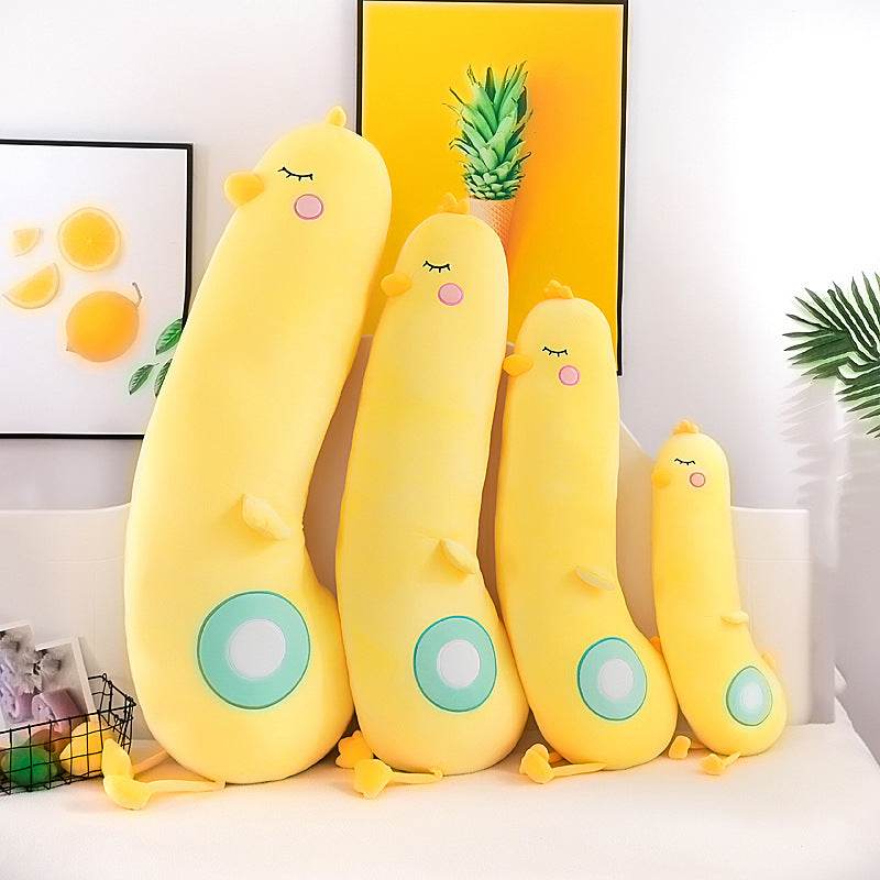 Della Duck Giant Plush Body Pillow - Ultra Soft Cuddly Stuffed Animal for Adults & Kids - Perfect for Sleeping, Lounging, and Comfort