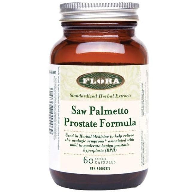 Flora Saw Palmetto Prostate Support Supplement - 60 Softgels for Men's Urinary & Prostate Health - Supports Healthy Urinary Flow & Bladder Function - Ideal for Daily Prostate Care Routine