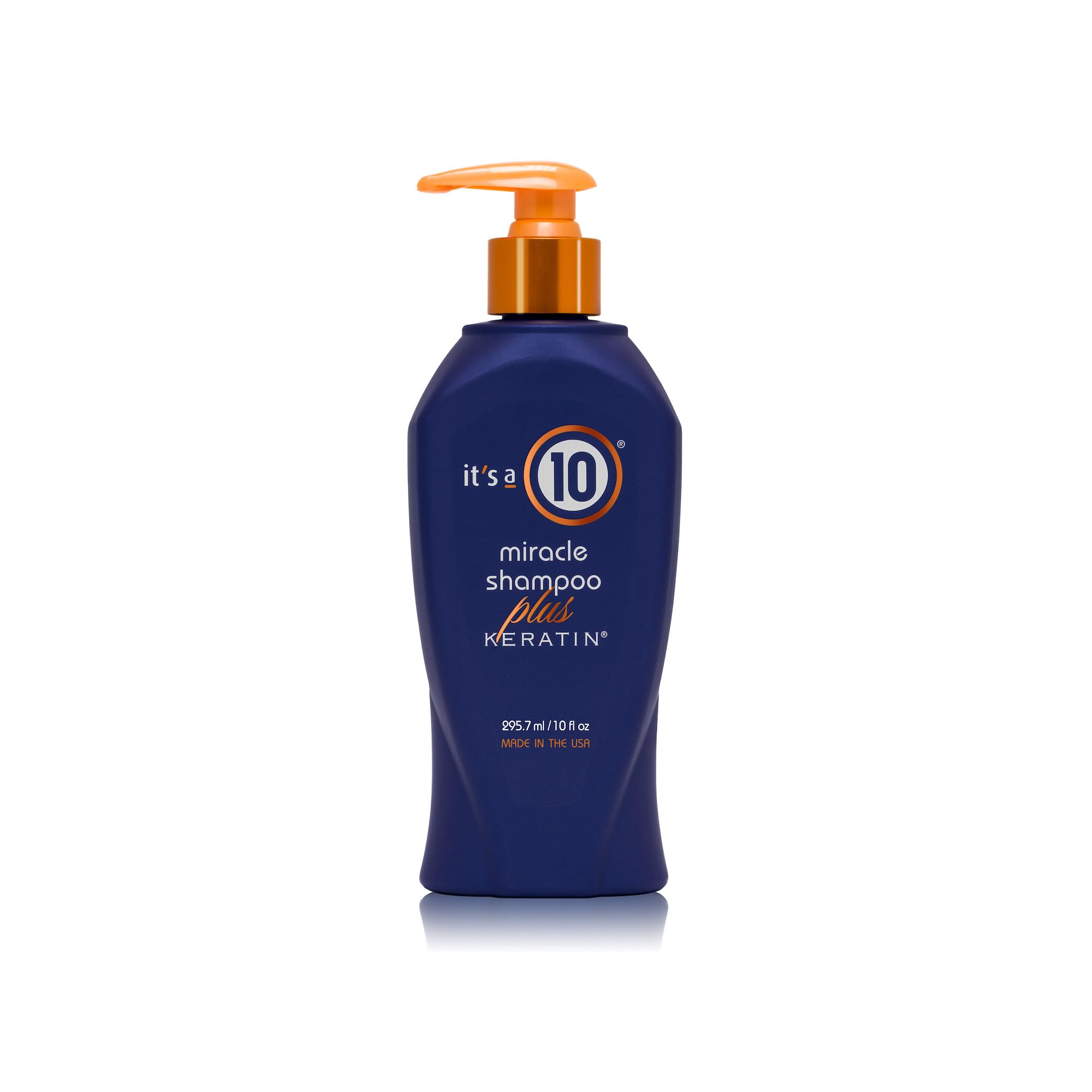 It's a 10 Miracle Shampoo Plus Keratin - 10 oz Repairing & Strengthening Shampoo for Damaged Hair - Perfect for Daily Use & Salon-Quality Results at Home