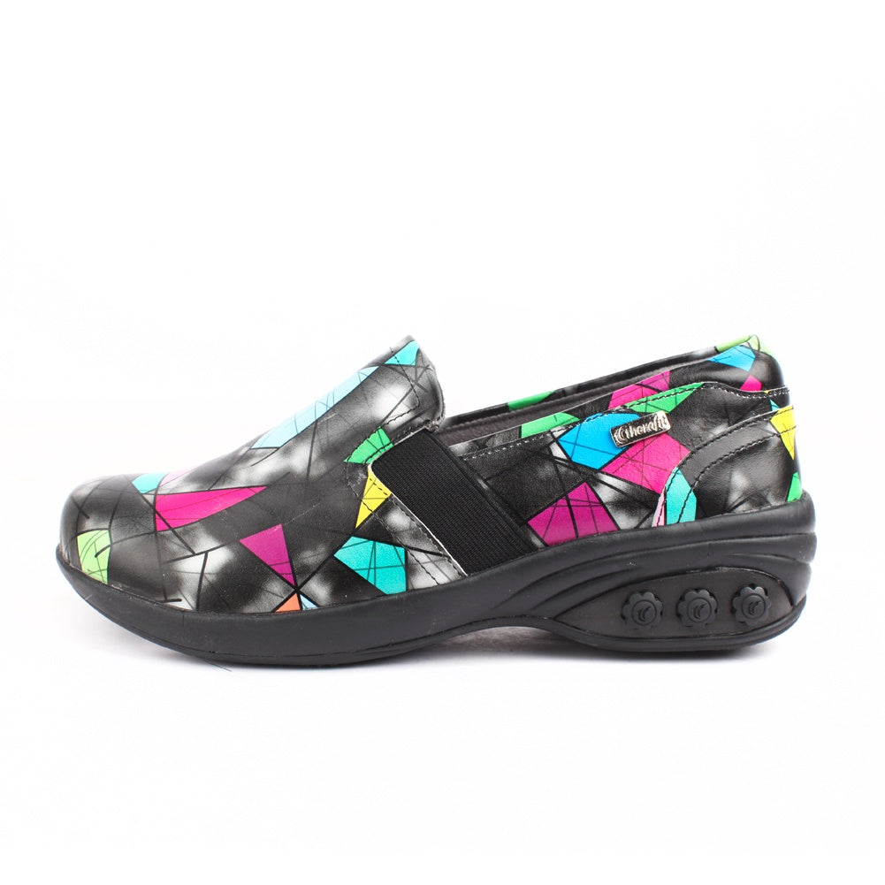 Annie Women's Slip-Resistant Leather Slip-On Loafers - Comfortable Work Shoes for Nurses, Waitresses & Healthcare Professionals