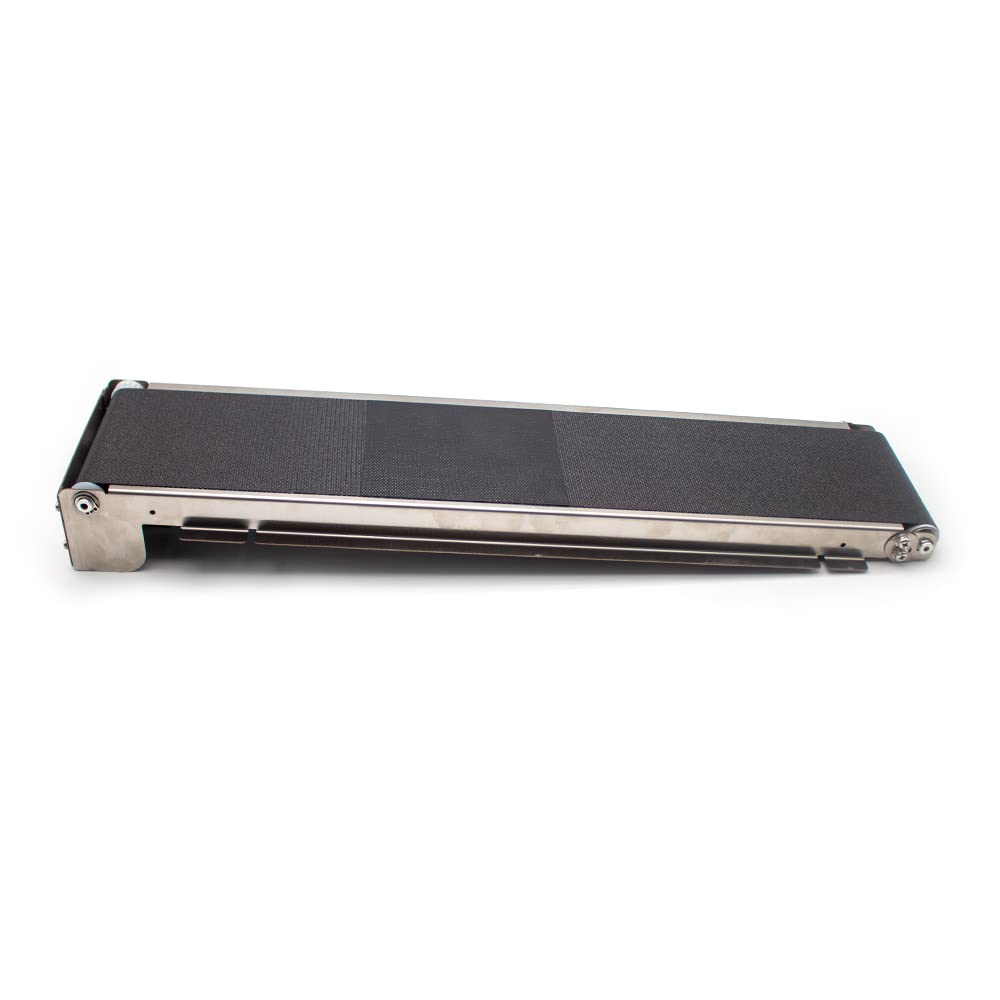 DC24V Stainless Steel Mini Conveyor Vending Machine - 460MMx85MM Automatic Conveyor Belt for Cargo Lane, 3.5-5KG Load Capacity (35RPM, Machine Only) - Perfect for Small Retail Stores, Vending Kiosks, and Automated Packaging Systems