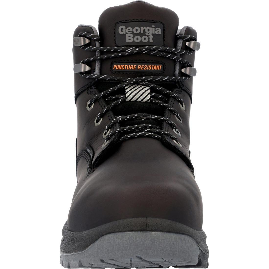 OT Internal Metatarsal Alloy Toe Puncture Resistant Work Boots for Men - Safety Steel Toe Shoes for Construction, Warehouse & Industrial Work - OSHA Compliant Protective Footwear