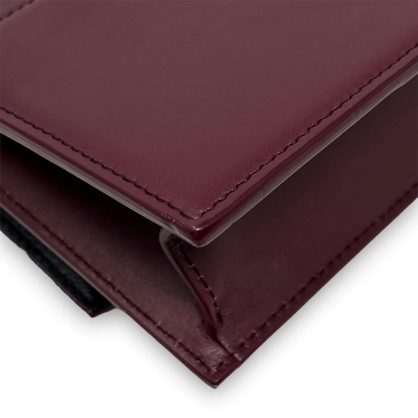 Balenciaga Burgundy Sharp XS Crossbody Bag - Stylish & Compact Luxury Handbag for Women | Perfect for Parties, Date Nights & Everyday Use