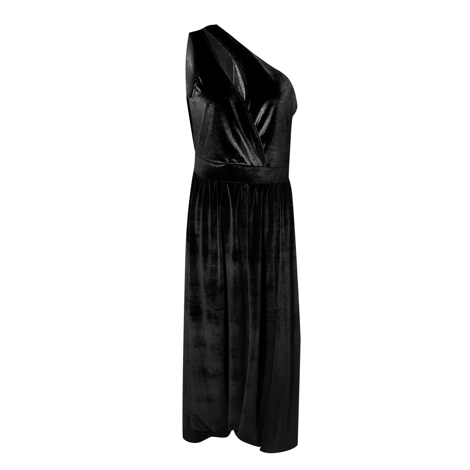 Women's Sexy Sleeveless Slouchy Dress - Solid Bright Color Hollow Split Long Summer Dress for Party, Club, Date Night & Beach Vacation