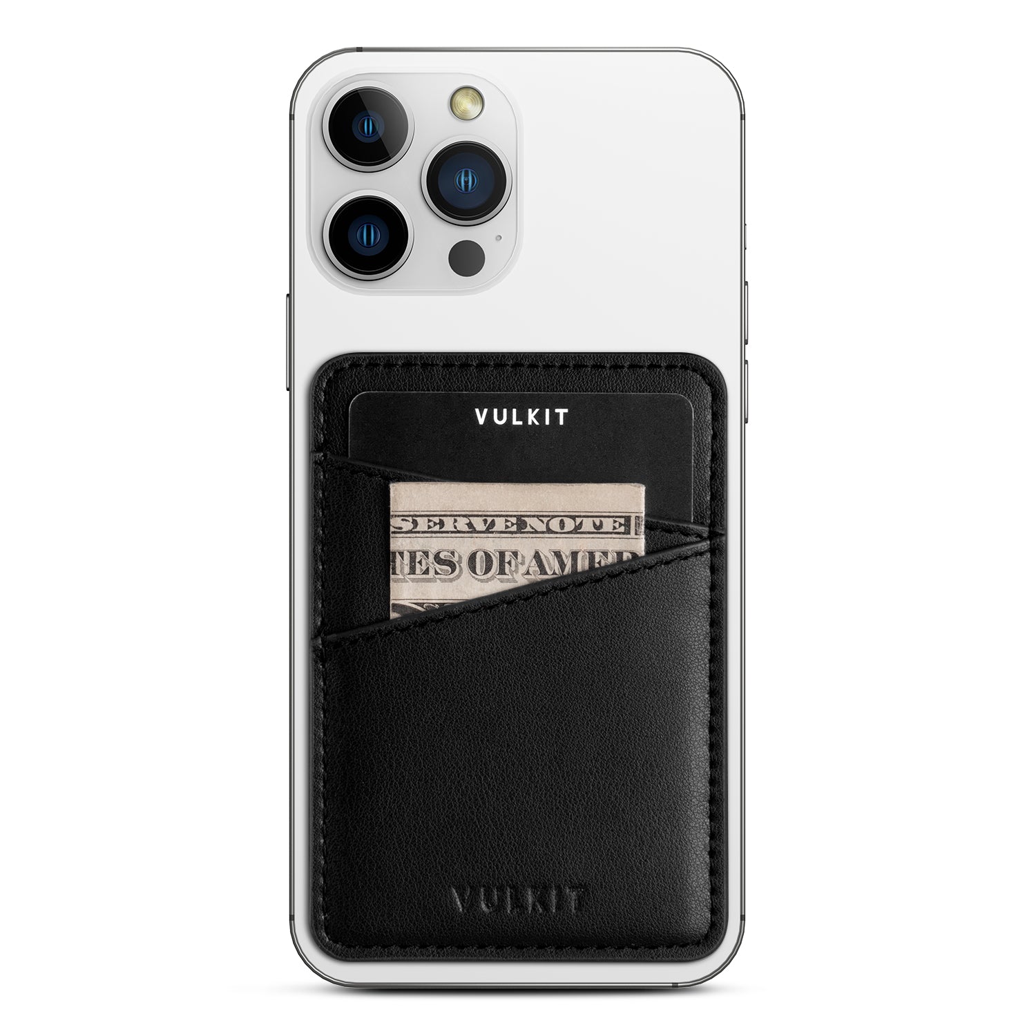 VPA101 Slim Leather Adhesive Phone Card Holder - RFID Blocking Wallet for Credit Cards & IDs - Perfect for Travel, Work, and Everyday Use