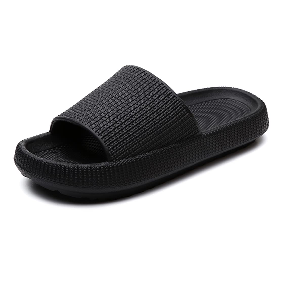 Ultra Soft Cloud Slides for Women and Men - Thick Sole Non-Slip Shower Sandals - Comfortable Gym, Beach & House Slippers for Indoor & Outdoor Use - Perfect for Lounging, Poolside, and Quick Errands
