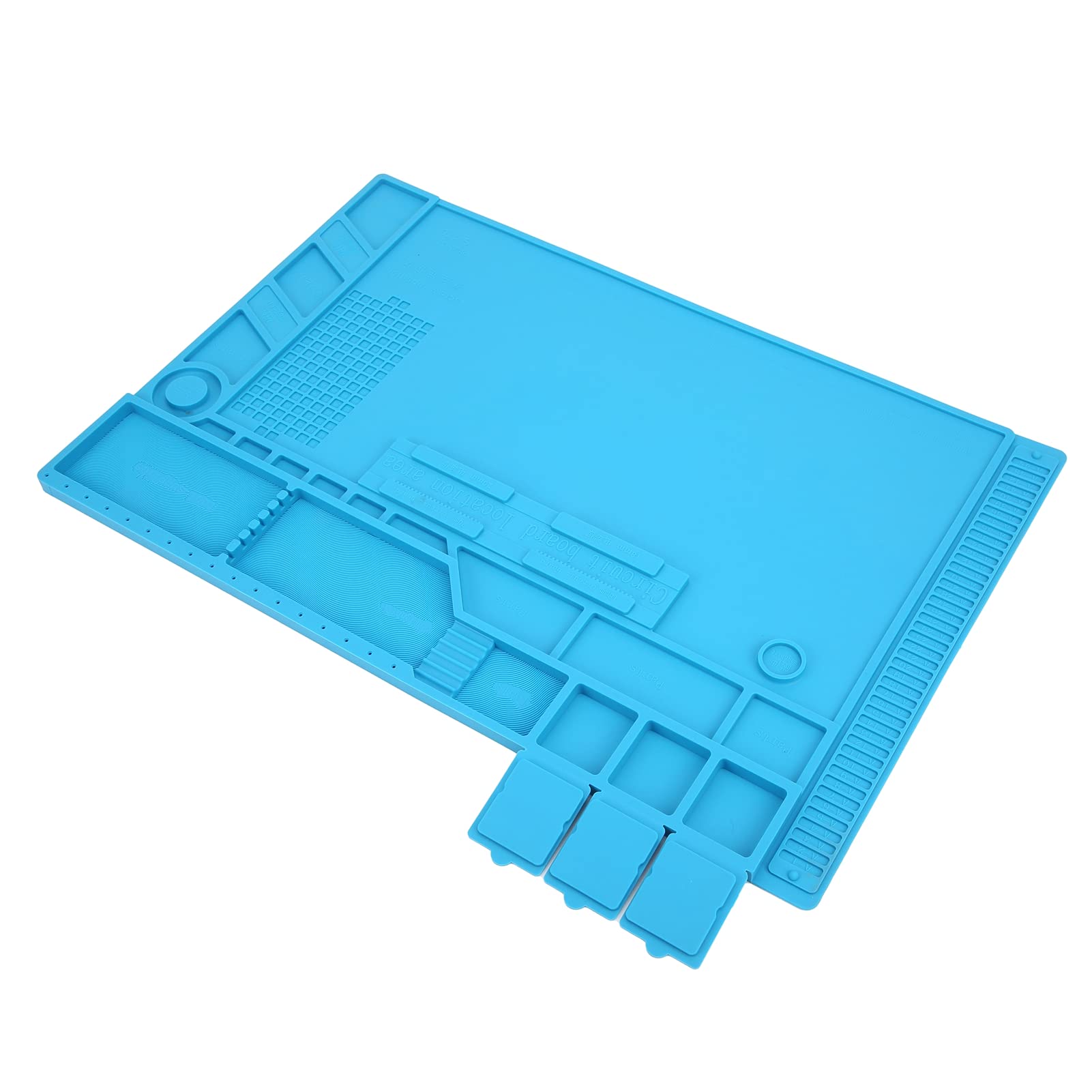 Magnetic Electronic Repair Mat - Heat Resistant Silicone Work Mat for Welding & Electronics Repair - Ideal for DIY, Soldering & Circuit Board Maintenance (S-170)