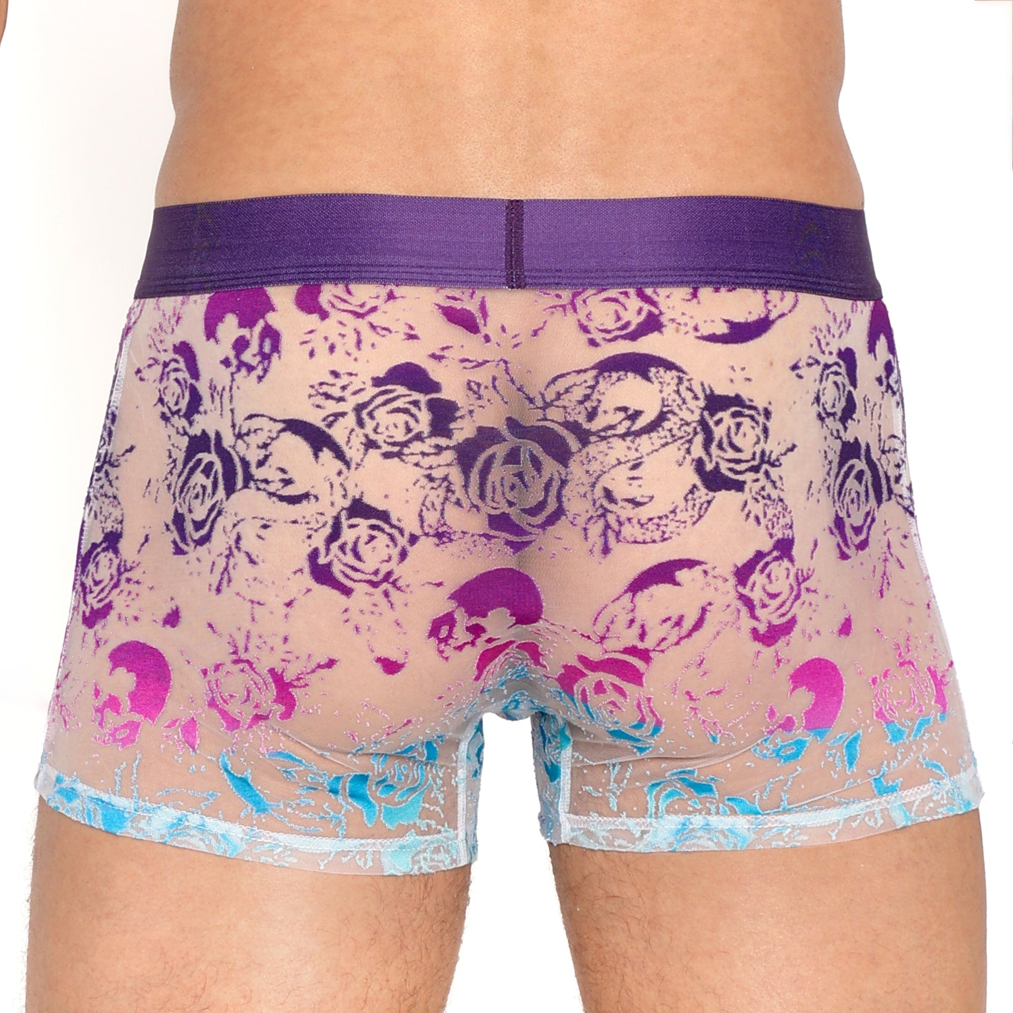Snake Rose Burnout Ombre Trunk - Stylish Swimwear for Men | Perfect for Beach, Pool & Summer Vacations