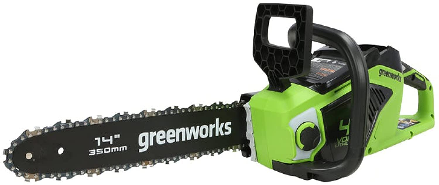 Greenworks 40V 14-Inch Cordless Chainsaw (Tool Only) - Perfect for Tree Trimming, Firewood Cutting, and Yard Maintenance