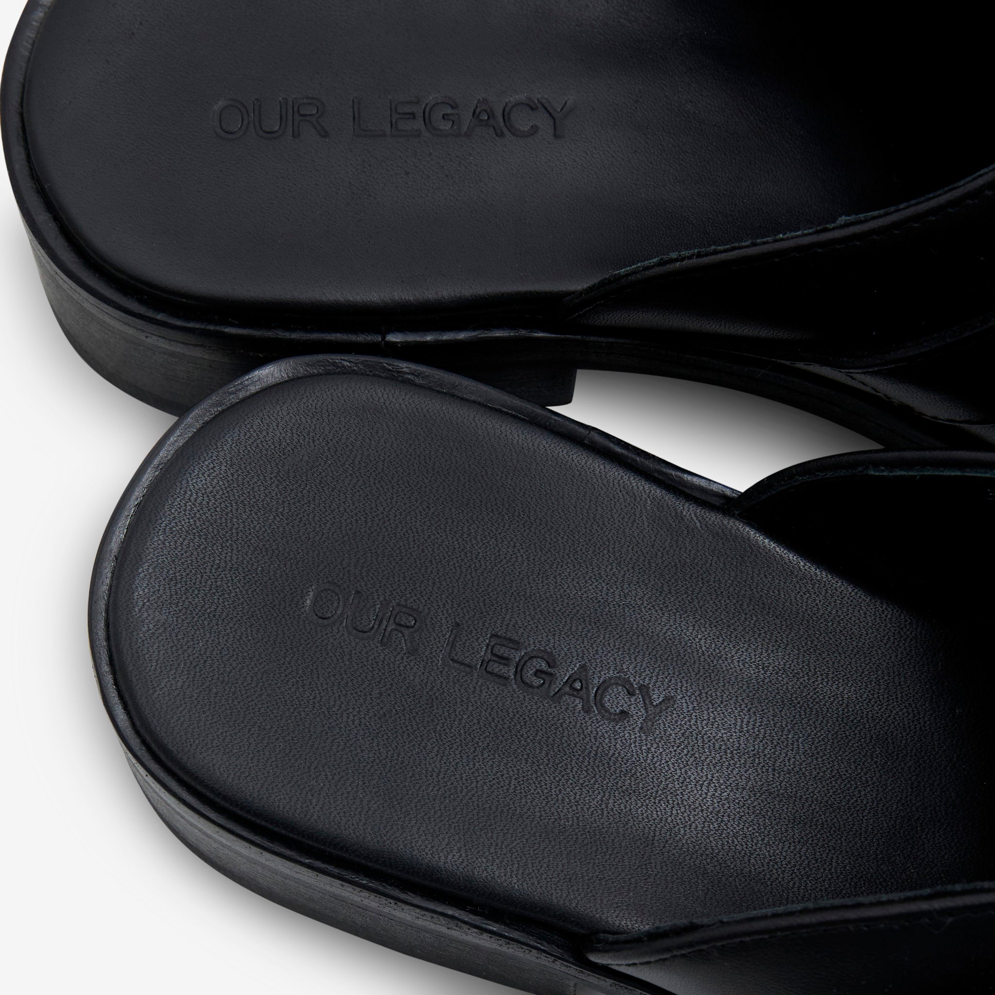 Black Leather Mule Shoes for Women - Comfortable Slip-On Loafers for Casual Wear, Office & Travel