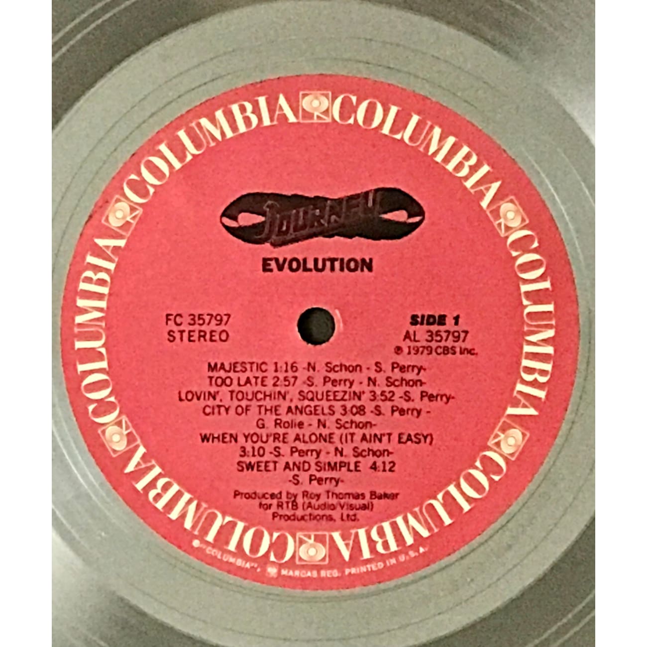Journey Evolution RIAA Platinum Album Award - Certified Music Achievement for Collectors & Fans - Perfect for Display in Home, Office, or Music Studio