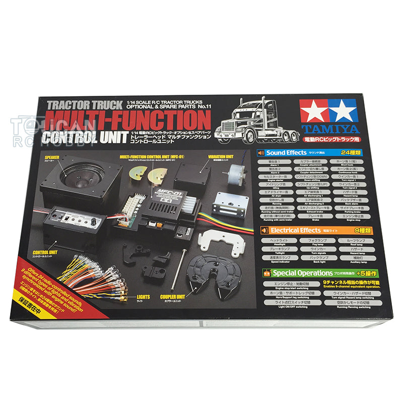 Multi-Function Control Unit Light Sound Speaker MFC01 for TAMIYA 1/14 RC Trailer Tractor & Dumper Truck 56511 - Perfect for RC Model Enthusiasts & DIY Remote Control Projects