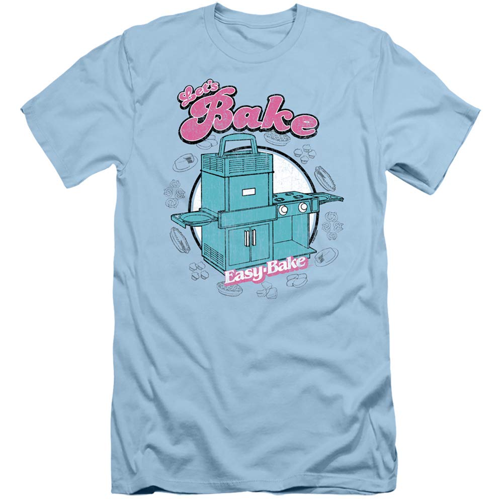 Easy Bake Oven Lets Bake Graphic T-Shirt - Slim Fit Unisex Tee for Men & Women - Casual Wear, Gift for Bakers, Baking Enthusiasts