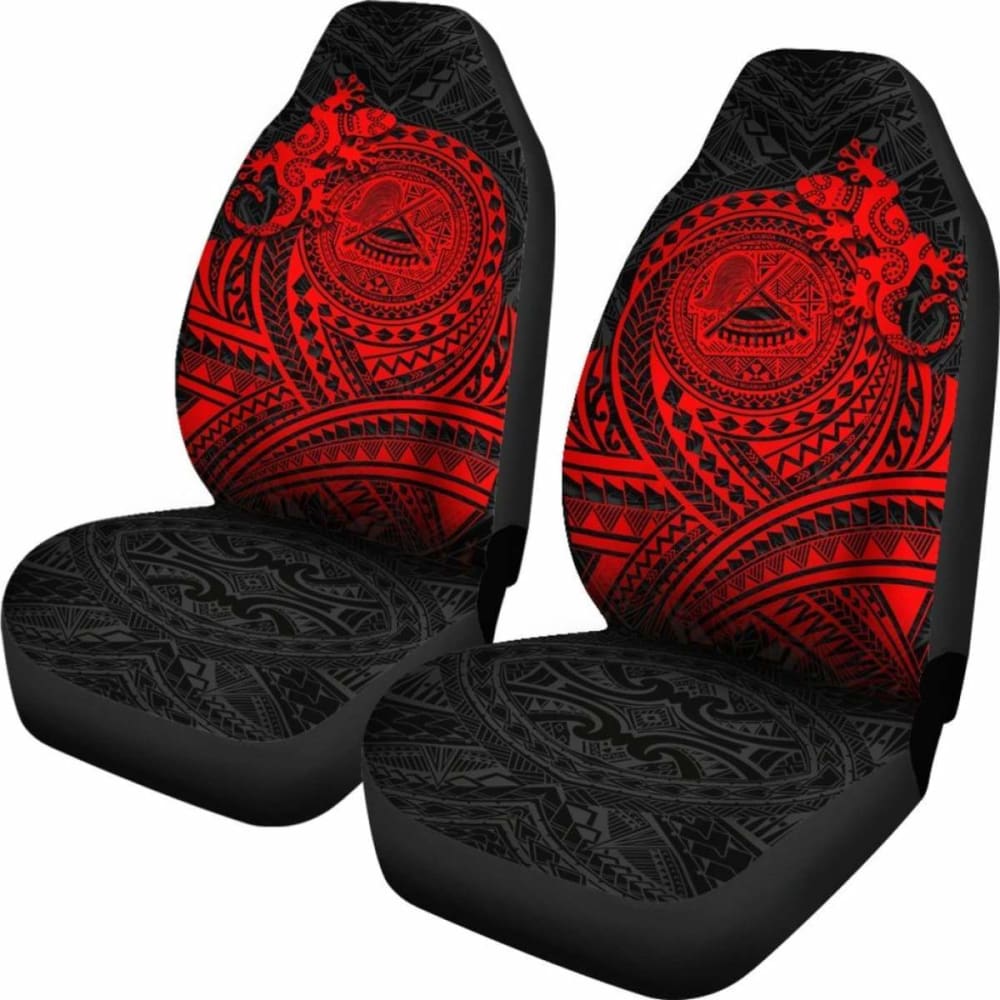 Premium American Samoa Car Seat Covers - Polynesian Lizard Design (15-174914) | Waterproof & Durable Protection for Cars, Trucks & SUVs | Perfect for Travel, Commuting & Outdoor Adventures