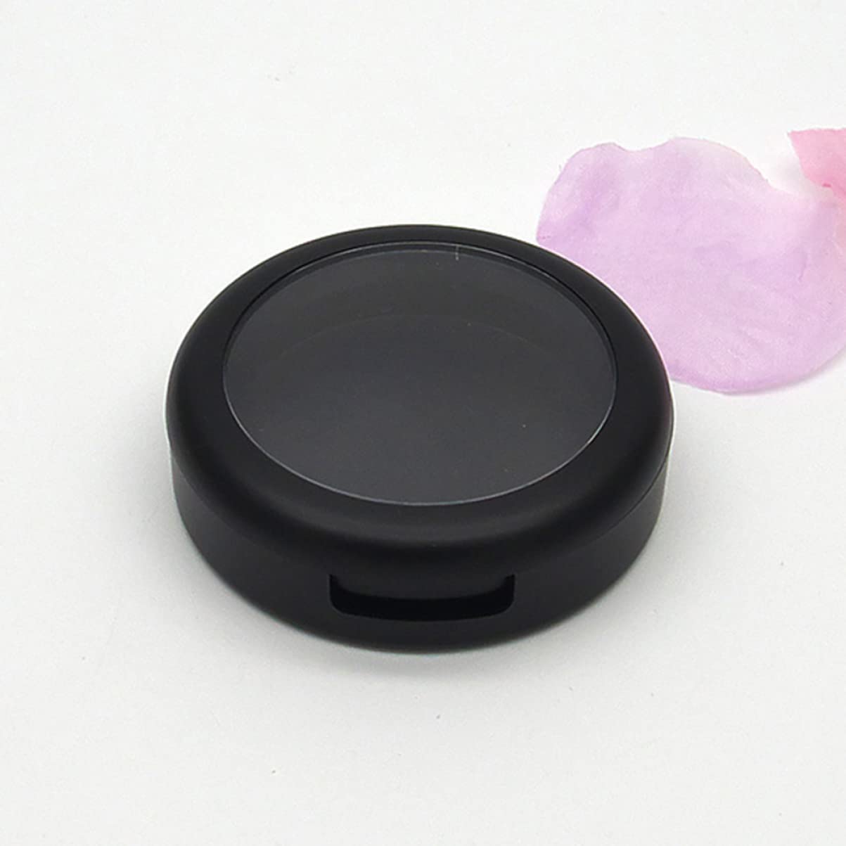 Beaupretty 2-Pack Round Refillable Travel-Size Plastic Cosmetic Containers - Leakproof & Odorless for Blush, Creams & Liquids | Perfect for Makeup Travel Kit & Daily Beauty Storage
