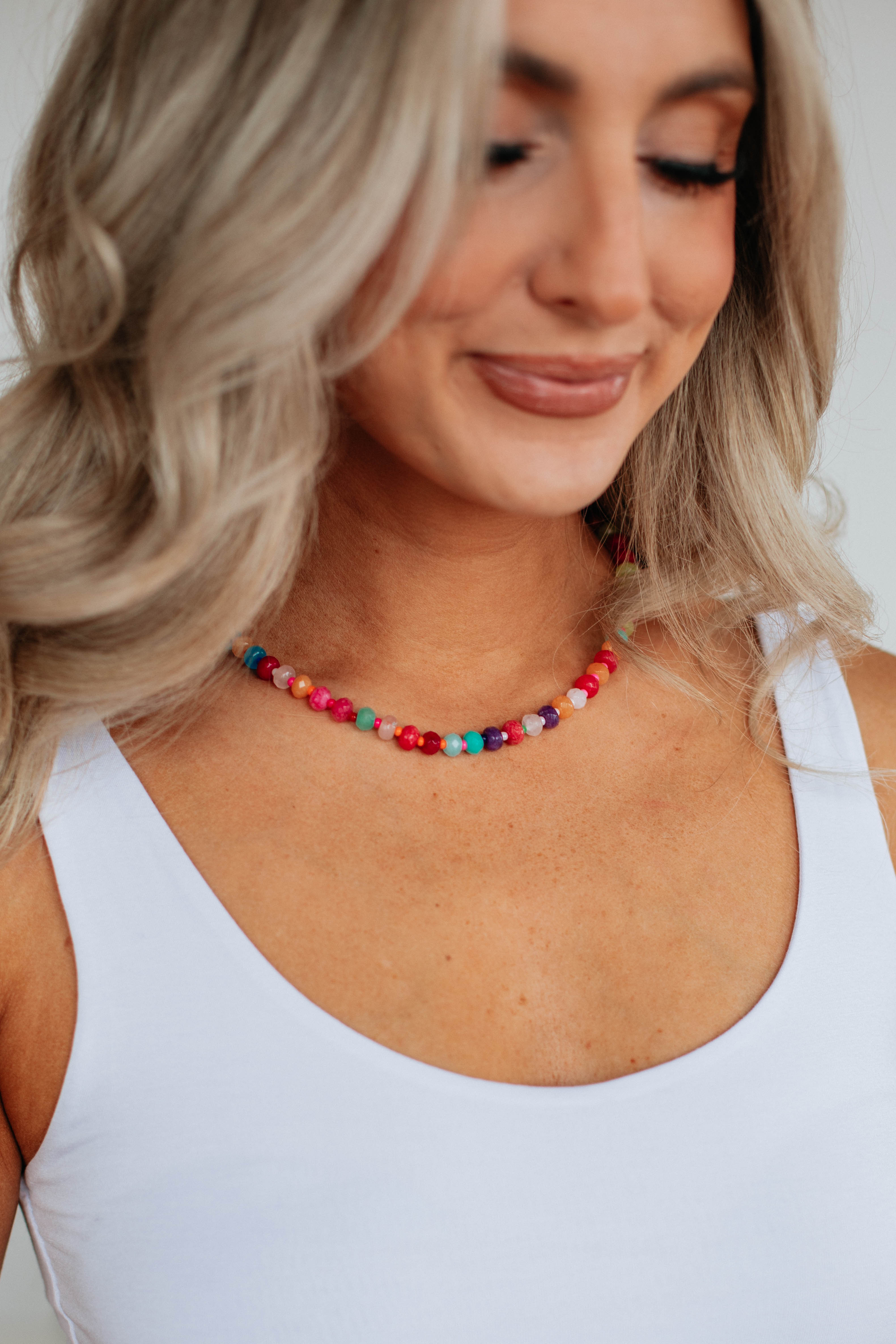 Janaya Gemstone Necklace - Elegant Handmade Jewelry for Women | Perfect for Weddings, Parties & Everyday Wear