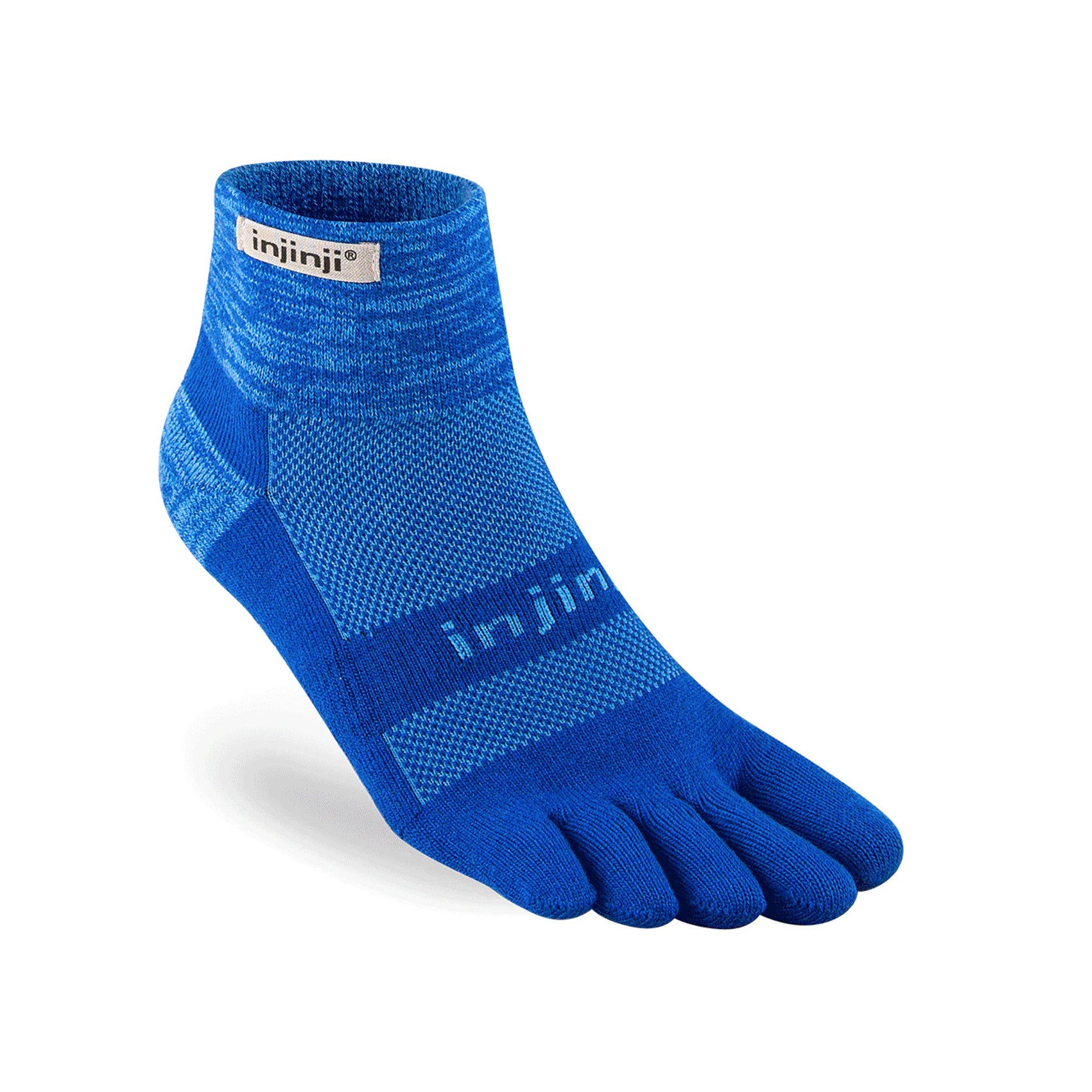 Unisex Injinji Trail Midweight Mini Crew Socks - Toe Socks for Hiking, Running & Outdoor Activities - Breathable & Comfortable for Men & Women