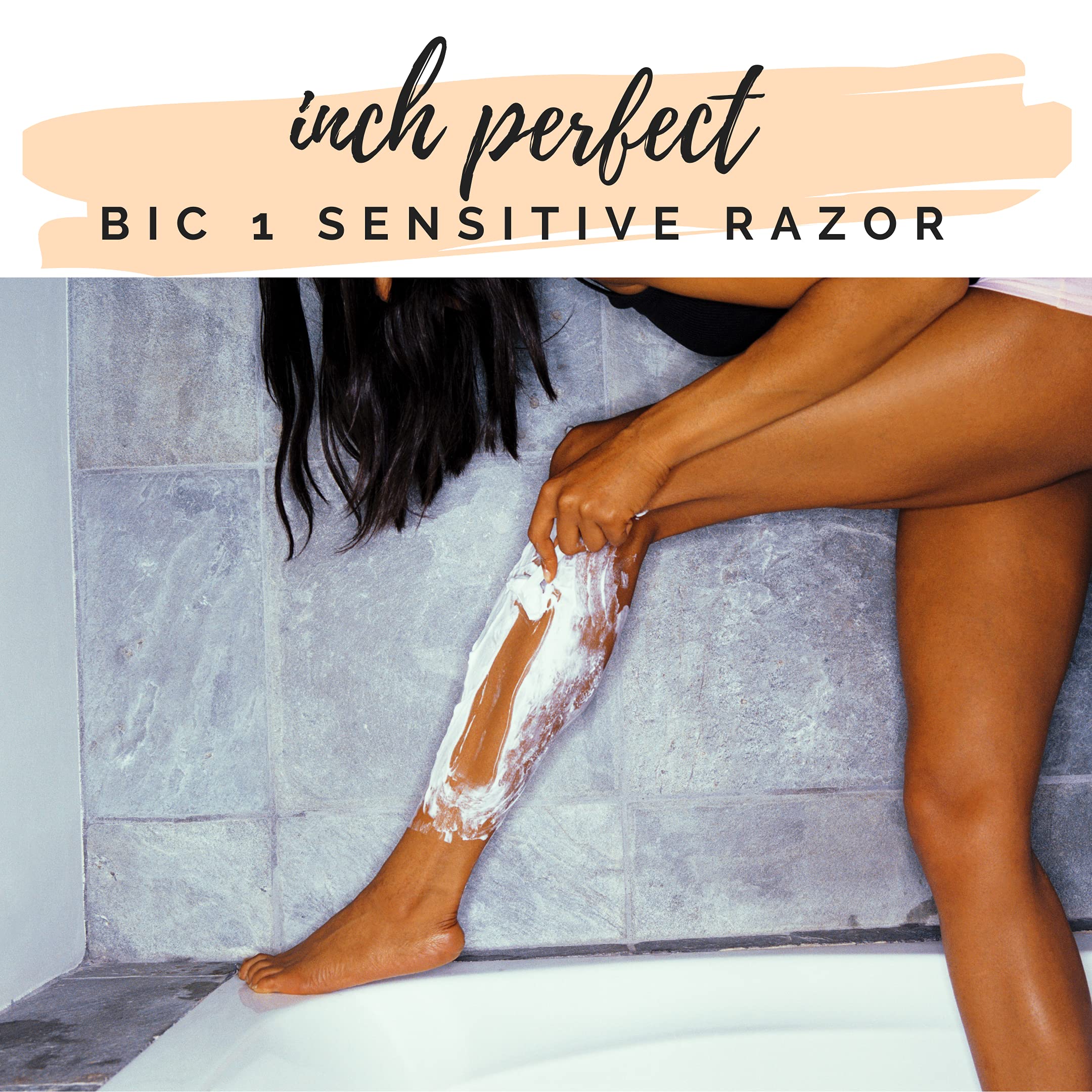 TradeProvider® BiC 1 Sensitive Disposable Razors - 2 Pack (10 Blades) | Gentle Shaving for Men & Women | Face, Legs & Body Hair Removal | Smooth Skin for Daily Shaving & Travel