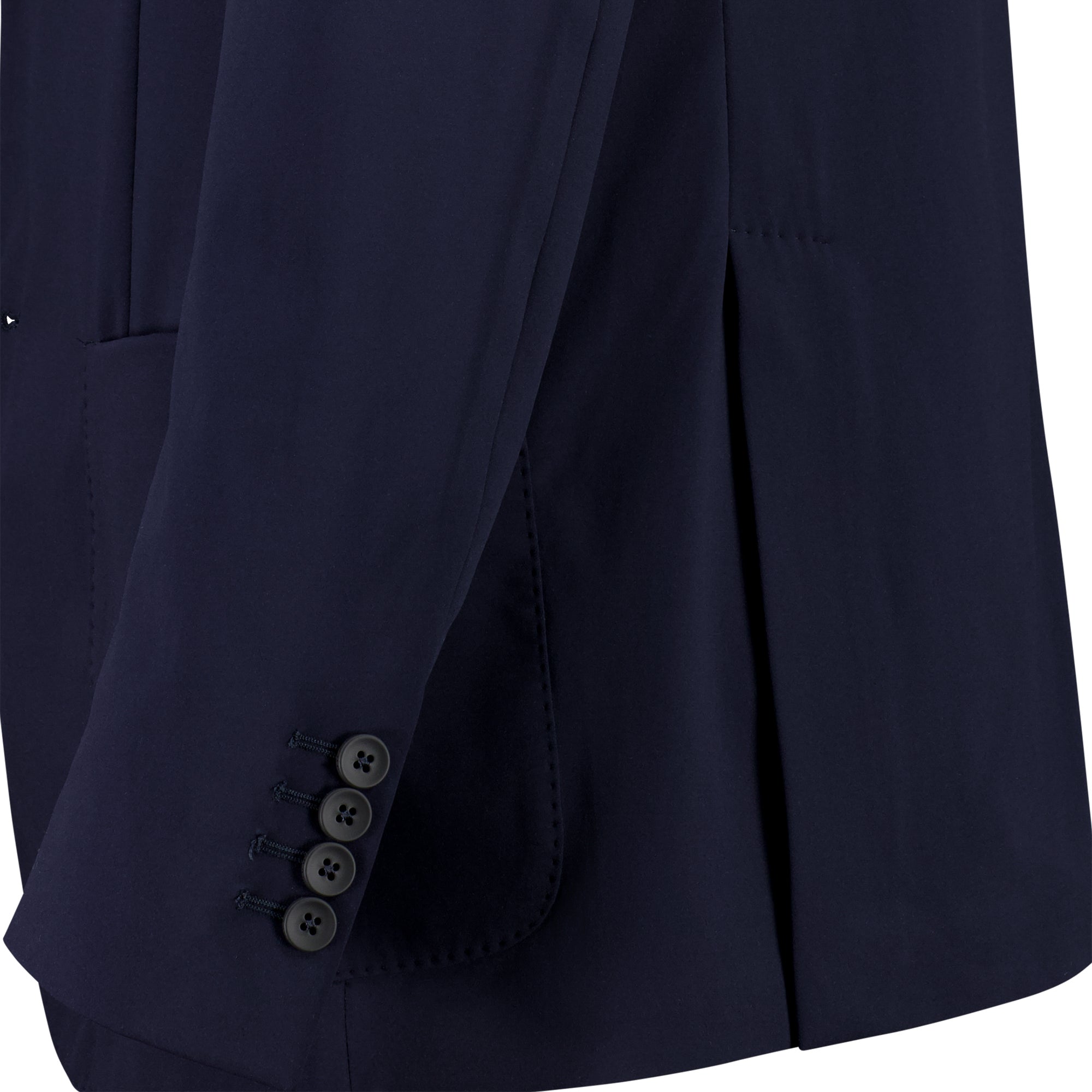 FRADI Stretch Sports Jacket for Men & Women - Lightweight Breathable Running Jacket with Moisture Wicking - Navy Blue Athletic Windbreaker for Outdoor Jogging, Hiking & Gym Workouts