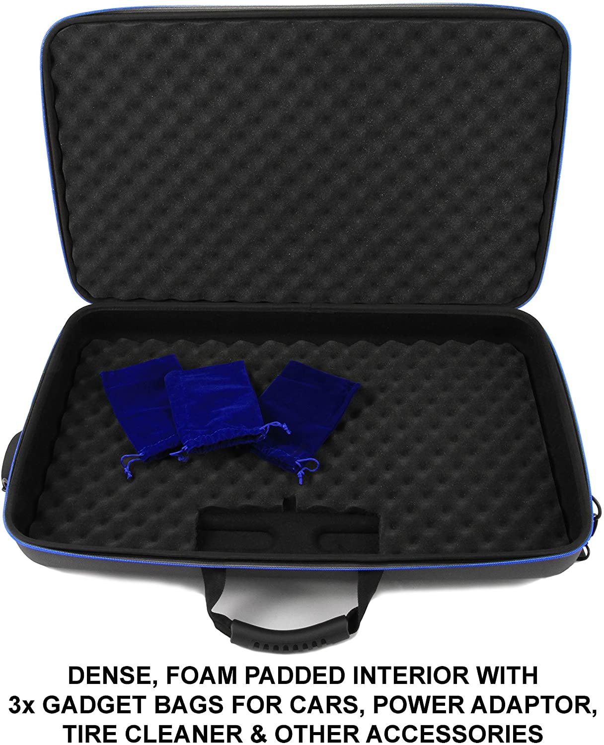 CASEMATIX Garage Box Storage Case for Anki Overdrive Starter Kit - Holds Tracks, Supercars & Charging System - Durable Organizer for Racing Game Accessories - Perfect for Home Play & Travel Storage