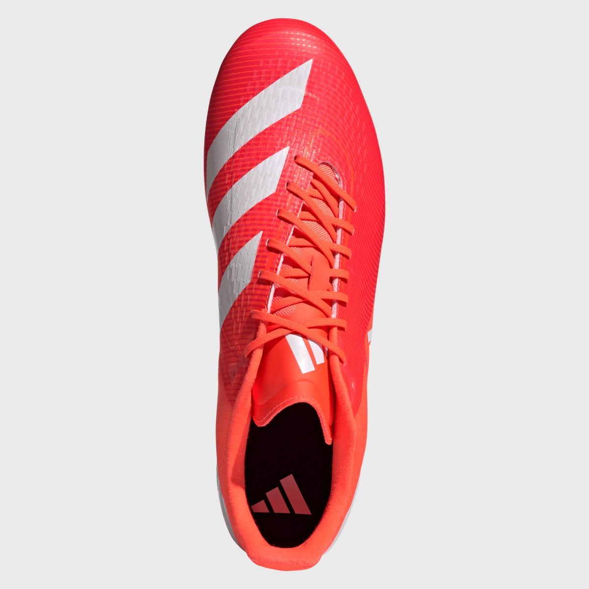 Adidas Adizero RS15 Ultimate SG Rugby Cleats - Lightweight Football Shoes for Men, Firm Ground Soccer Boots in Lucid Red - Perfect for Rugby Matches, Training & Outdoor Sports