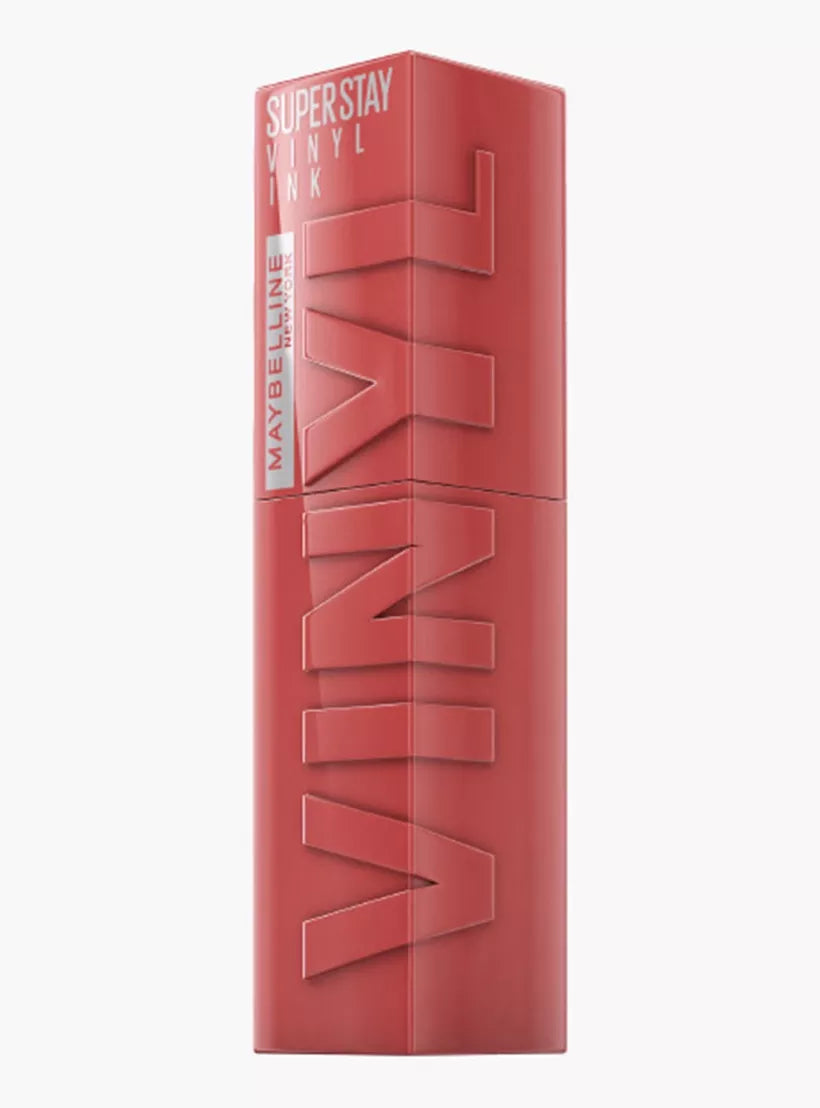 Maybelline New York Super Stay Vinyl Ink Long-Lasting Glossy Lipstick - 10 Vibrant Shades for All-Day Wear | Perfect for Parties, Dates & Everyday Makeup Looks