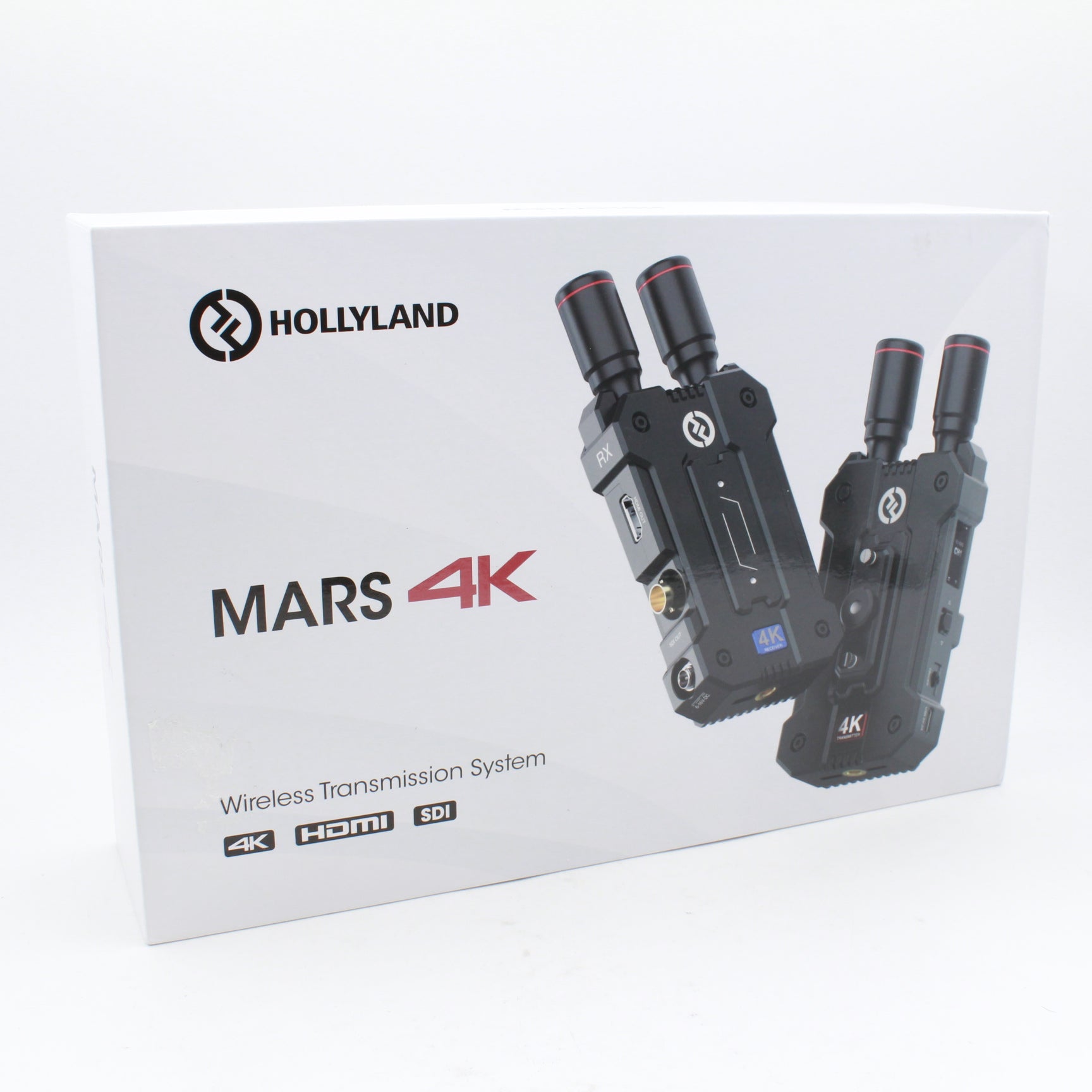 Hollyland Mars 4K SDI/HDMI Wireless Video Transmission System - Open Box Fair Condition | Professional Wireless Video Transmitter for Live Streaming, Film Production & Broadcast