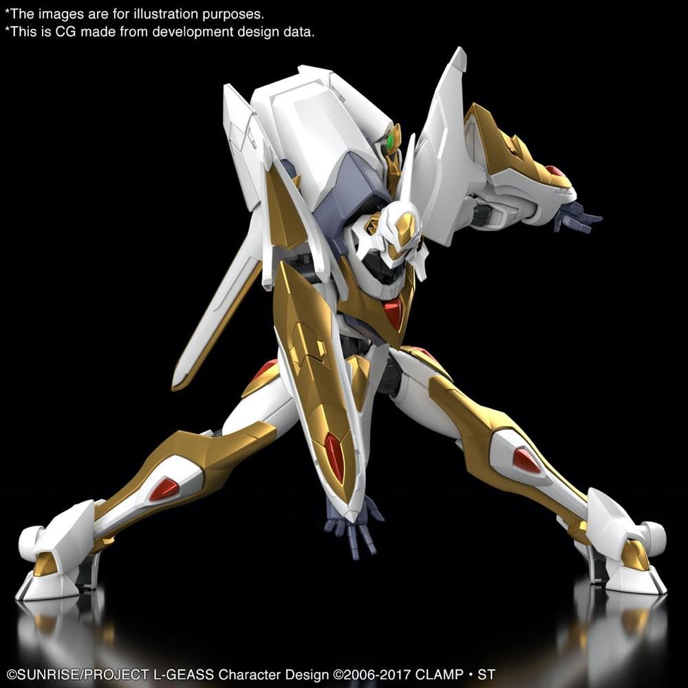 Bandai HG 1/35 Code Geass Z-01Z Lancelot Albion Plastic Model Kit - Anime Action Figure for Collectors & Hobbyists | Perfect for Display, Gifts & Cosplay Props