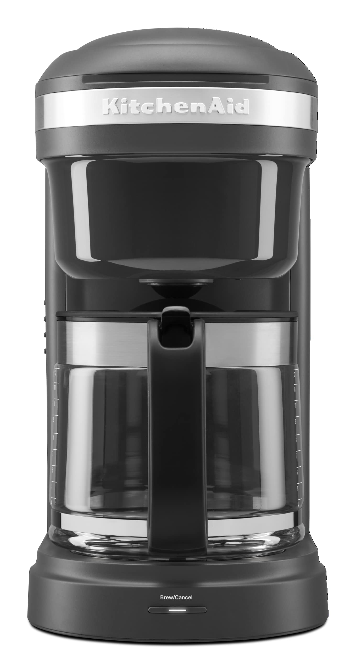 KitchenAid KCM1208DG 12-Cup Programmable Coffee Maker with Spiral Showerhead & KMT2115 2-Slice Toaster for Bagels, Bread, Pastries - Silver | Perfect for Home Kitchens, Offices & Breakfast Nooks